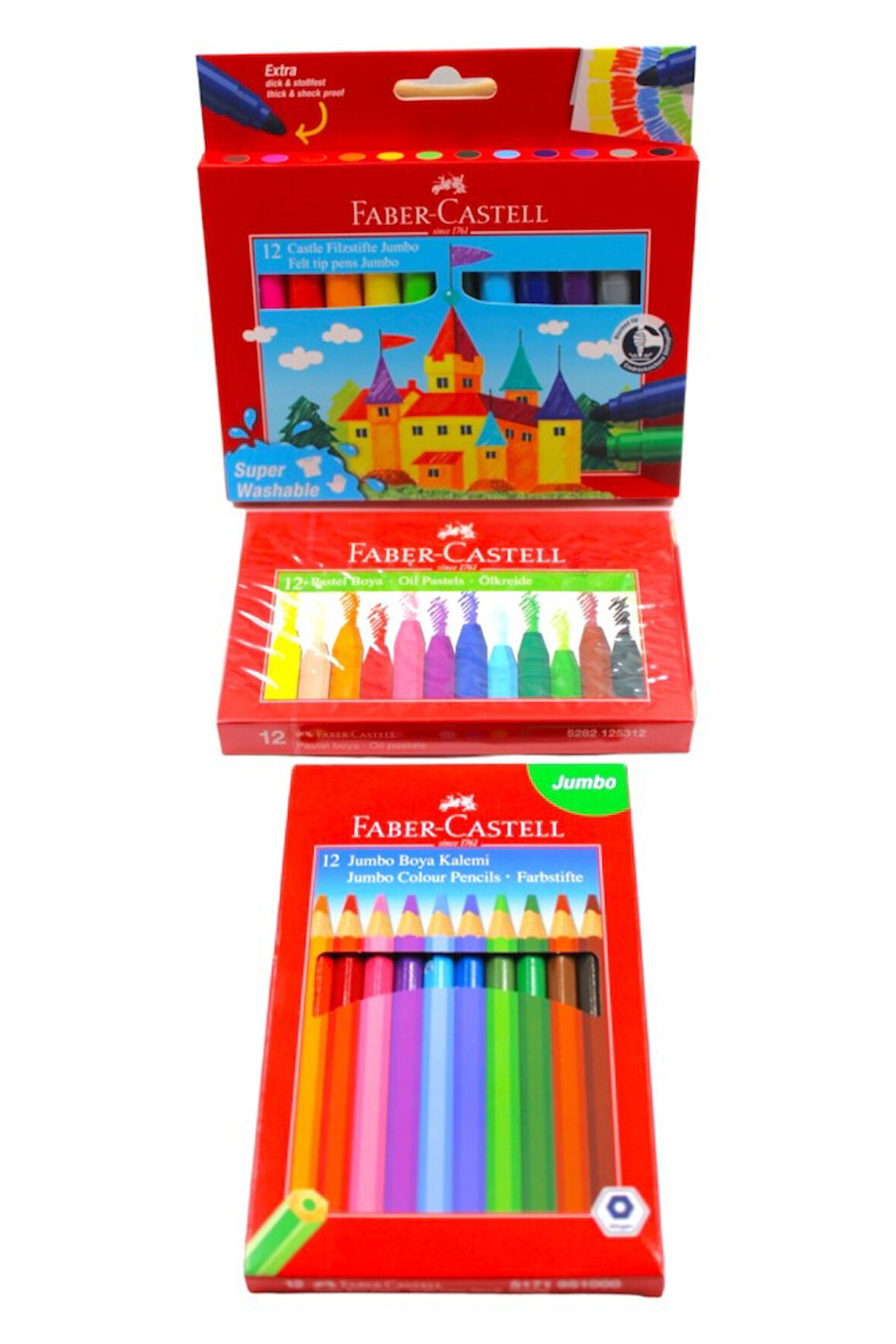 Faber Castell Anaokulu 3 Parça Boya Seti