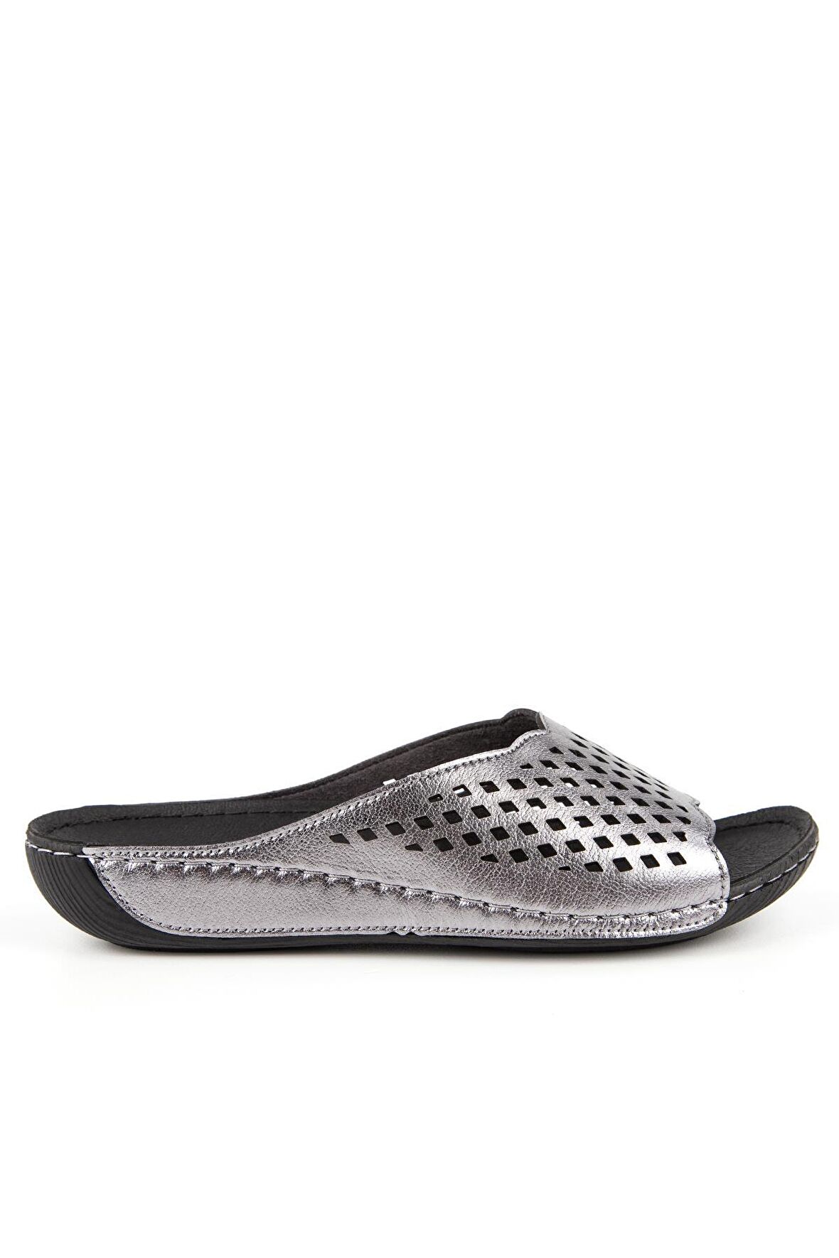 Muya 31126 Flynn Casual Günlük Metalik Kadın Terlik