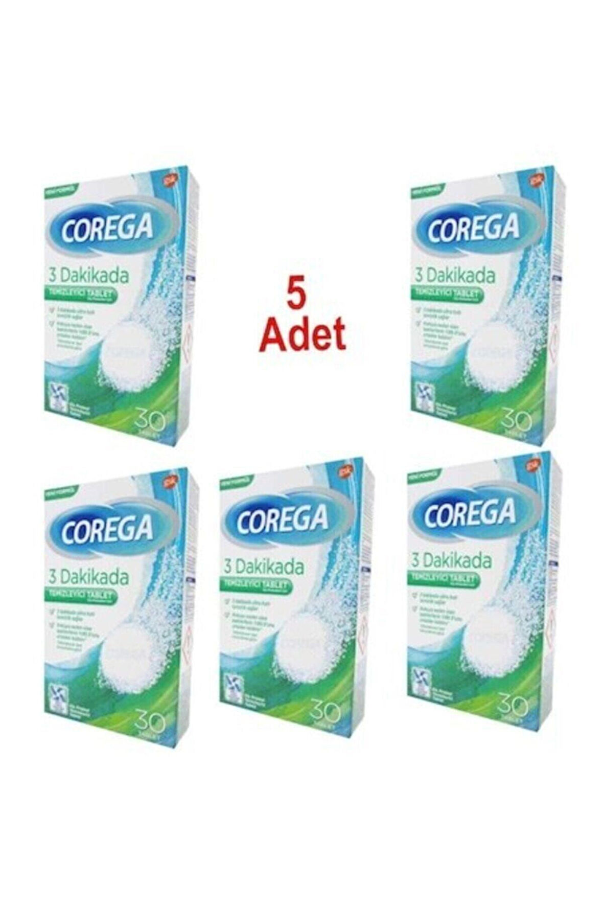 Pazarız Protez Diş Temizleme 30 Tablet (5 Adet)