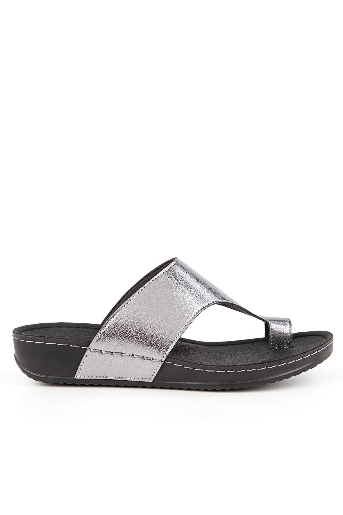 Muya 31163 Z Ara Metalik Kadın Terlik