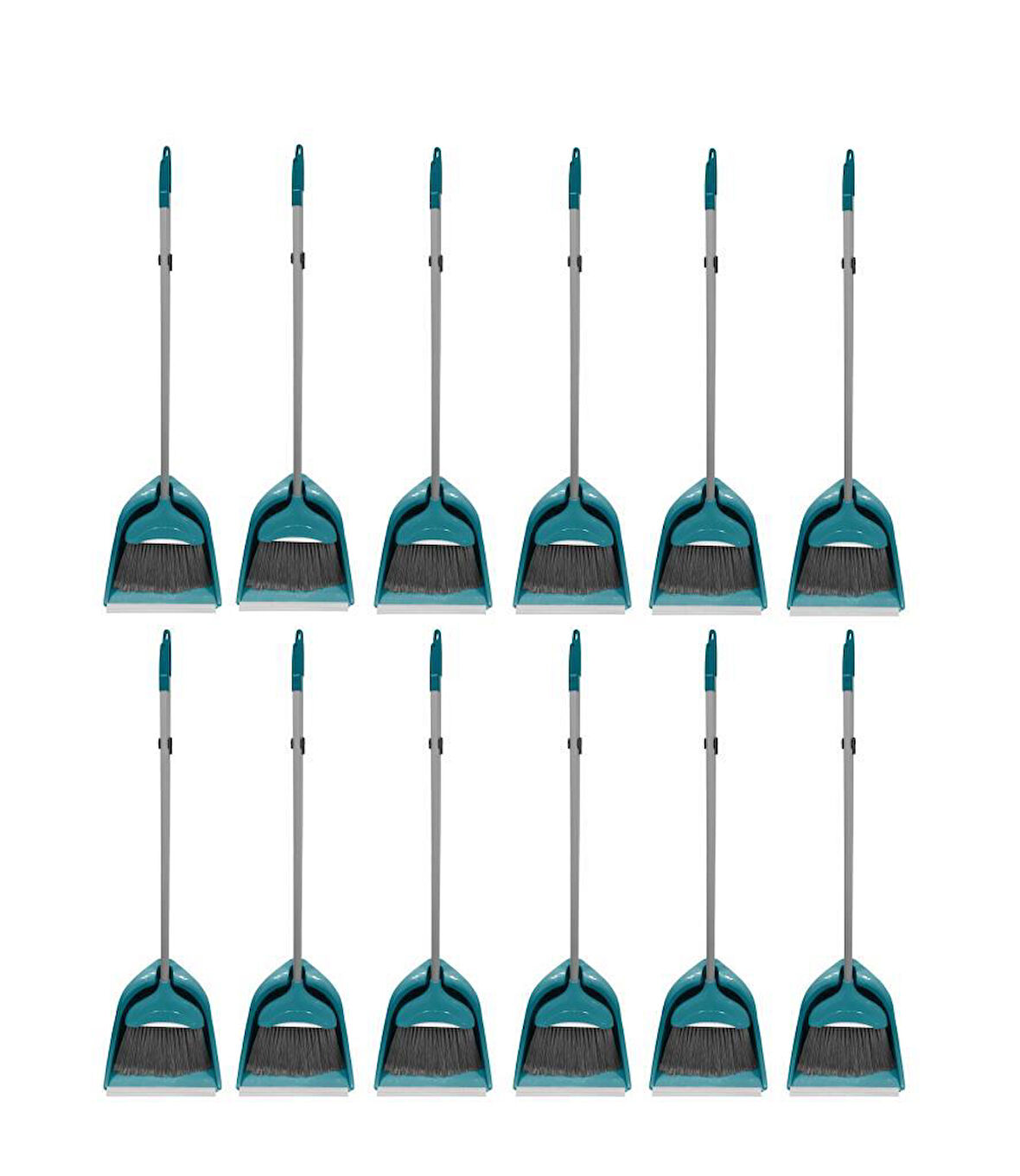 Omnipazar UCTM-AF203 Karizma Jumbo Ayaklı Fırçalı Faraş Takımı 12 Adet 