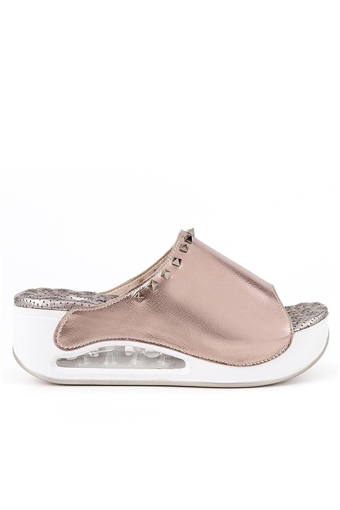 Anatomik Air Max Tabanlı Kadın Terlik Platin