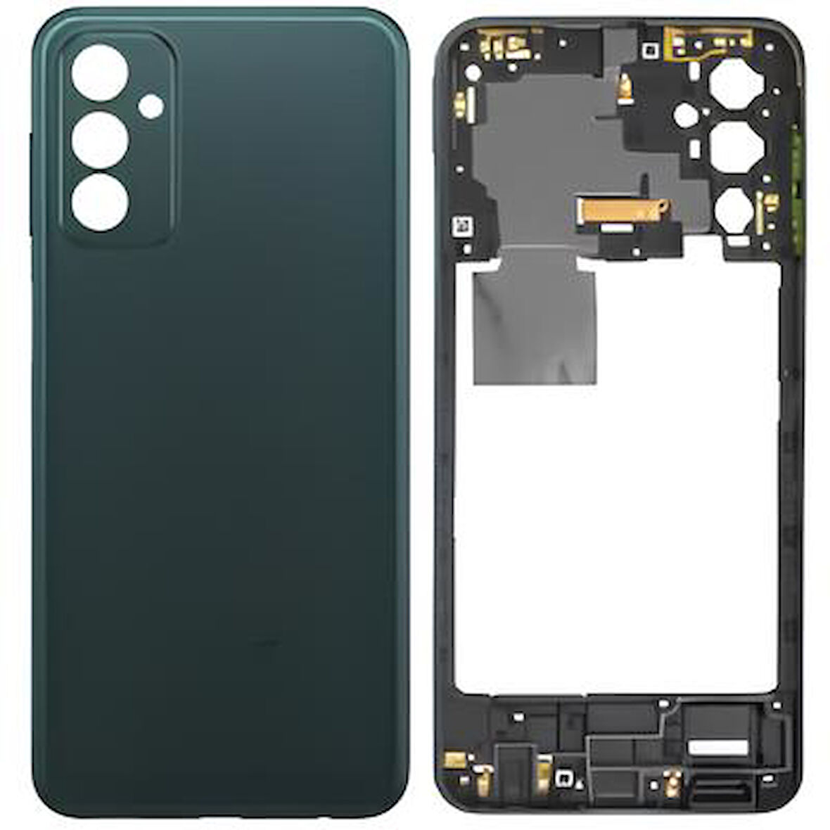 Samsung Galaxy M23  - SM-M236 FULL Kasa Arka Kapak Takım SİYAH