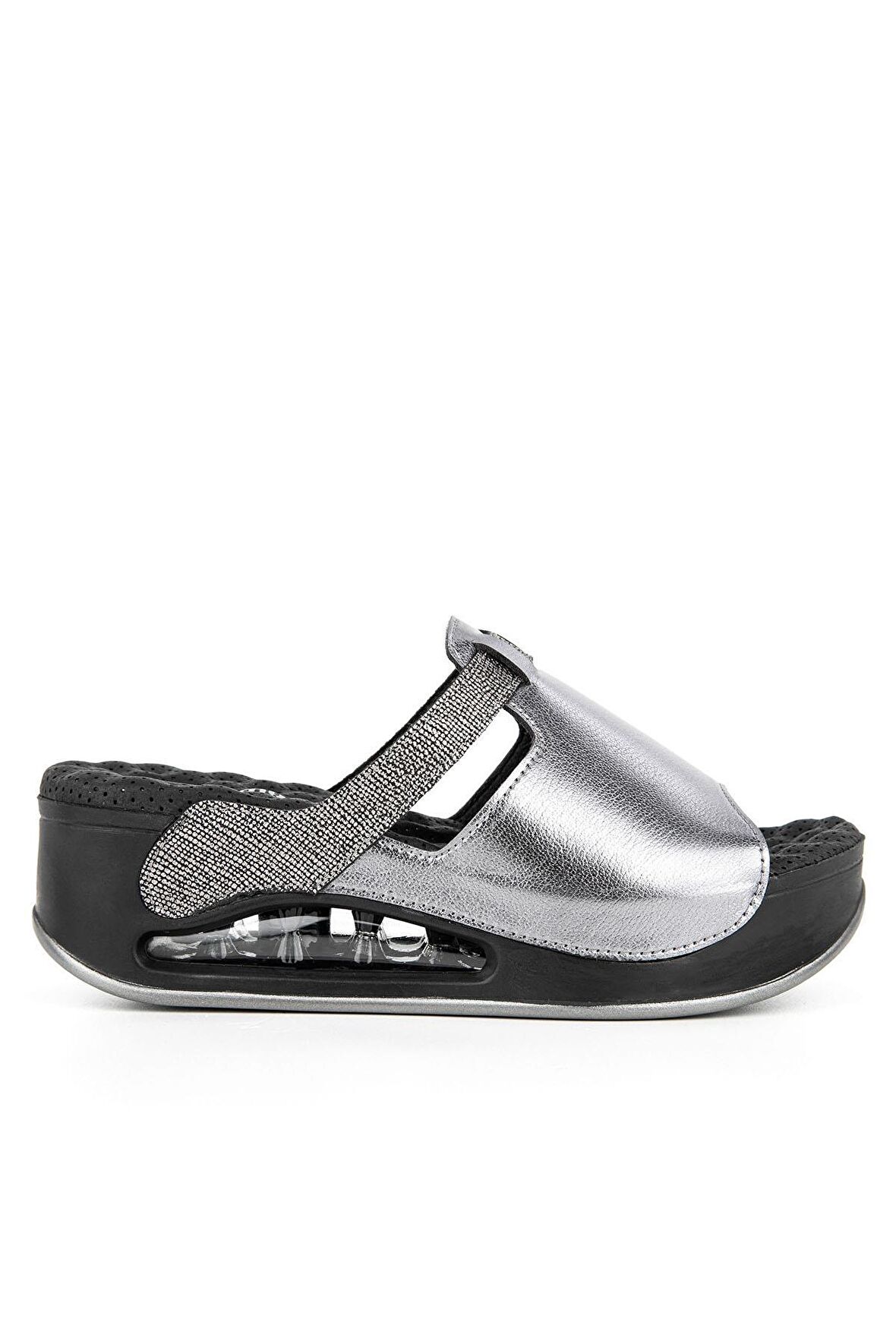 Muya 31214 Z Libra Platform Metalik Kadın Terlik