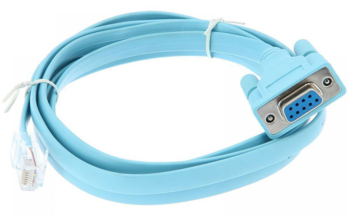 Cisco 72-3383-01 Rev.a2 Db9 To RJ45 Console Kablosu, Cisco Konsol Kablosu, LL97744 CSA AWM FT2 ORJ. Cisco Konsol Kablosu