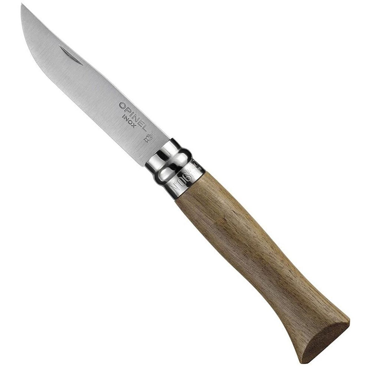 Opinel Inox No 6 Ceviz Saplı Paslanmaz Çelik Çakı