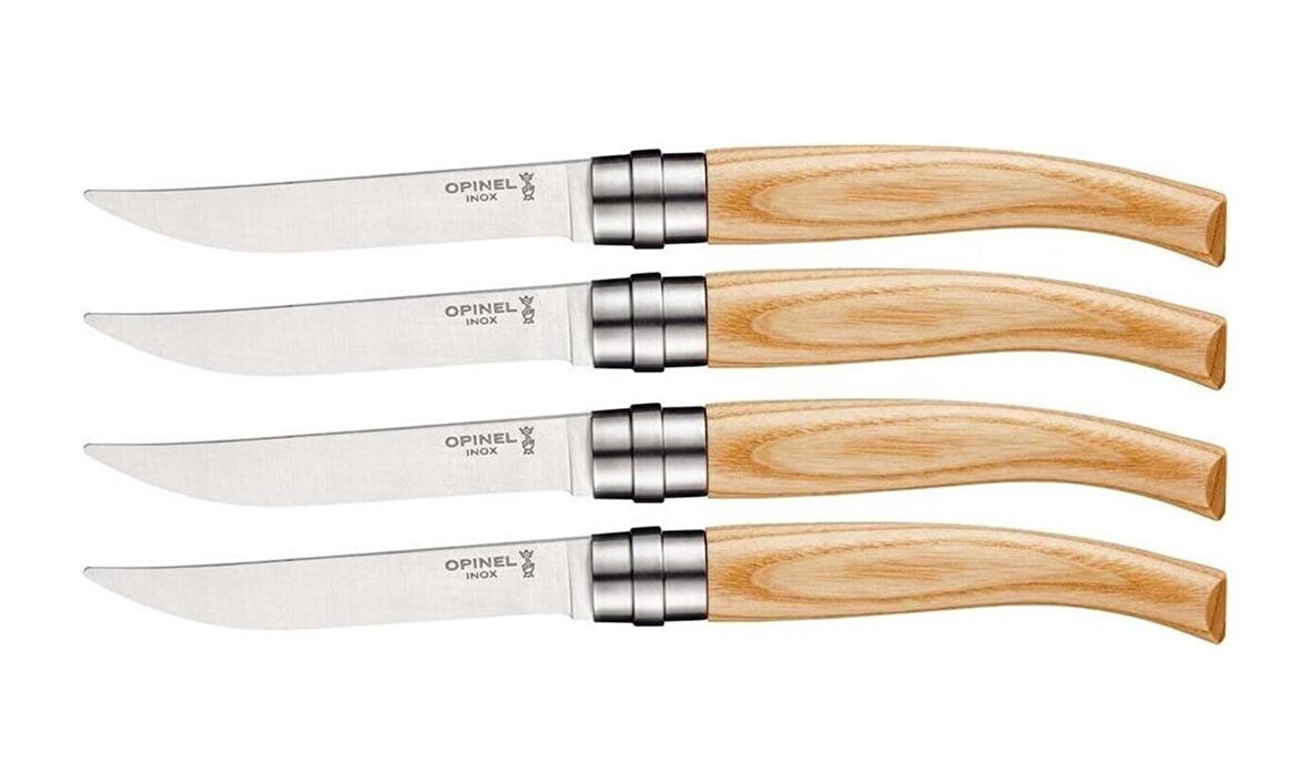 Opinel OP-001828 Table Chic 4'lü Et Bıçağı (Dişbudak Sap)