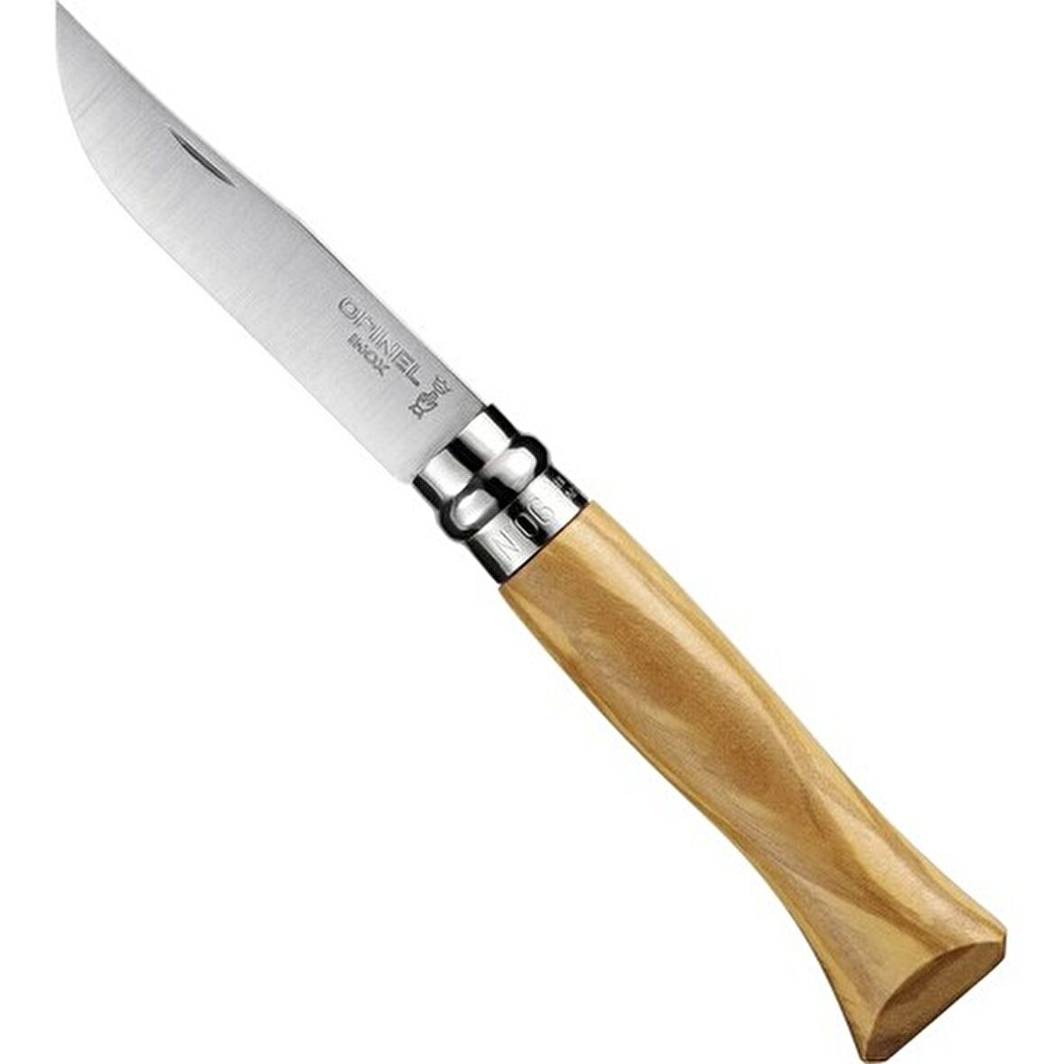 Opinel Inox No 6 Zeytin Ahşap Saplı Paslanmaz Çelik Çakı