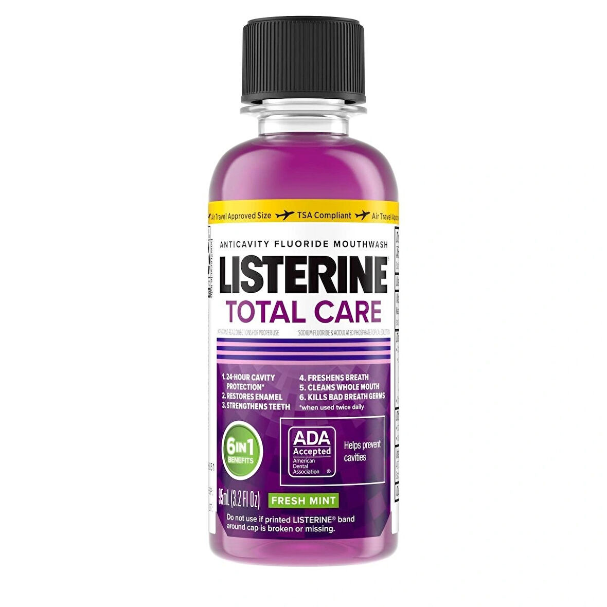 Listerine Total Care Çürük Önleyici Florürlü Gargara 95 ml