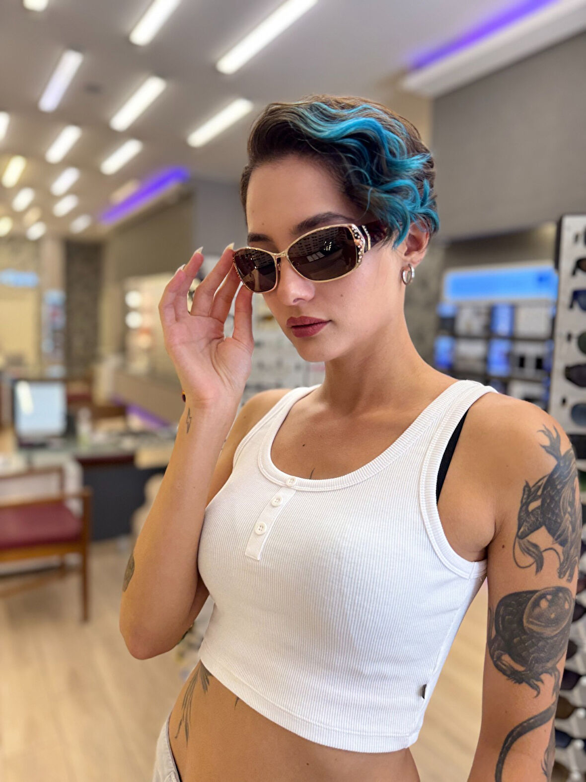 3136 C02 61 Dunlop Güneş Gözlüğü