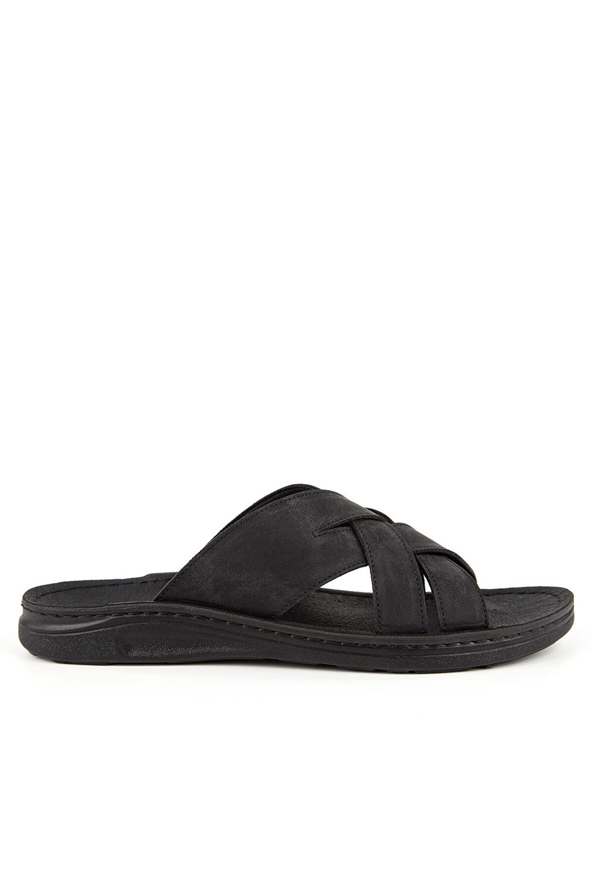 Muya 31318 M Tiger Casual Günlük Siyah Erkek Terlik