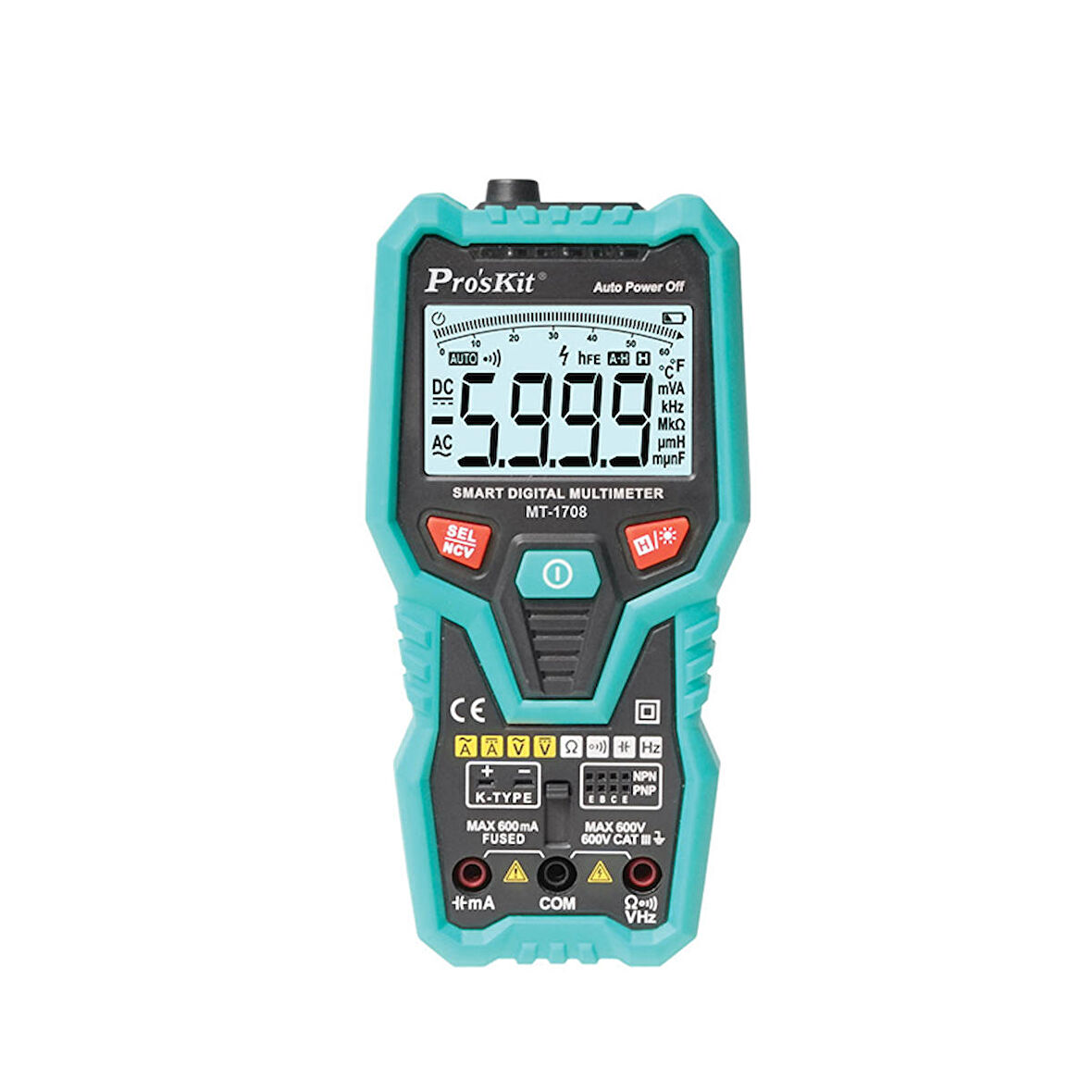 MT-1708 3 5/6 Akıllı Dijital Multimetre; Proskit
