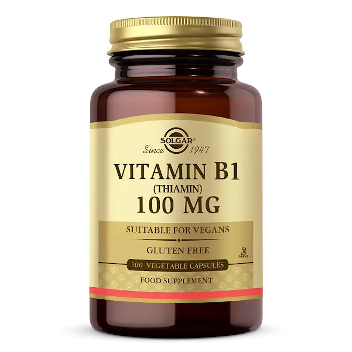 Solgar Vitamin B1 (Thiamin) 100 Mg 100 Kapsül