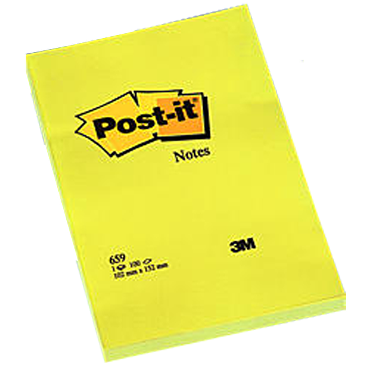 Post-it Yapışkanlı Not Kağıdı Büyük Boy Çizgisiz 100 YP 102x152 Sarı 659