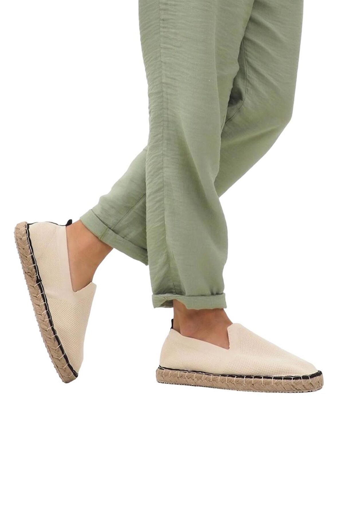 Unisex Triko Espadril BEJ