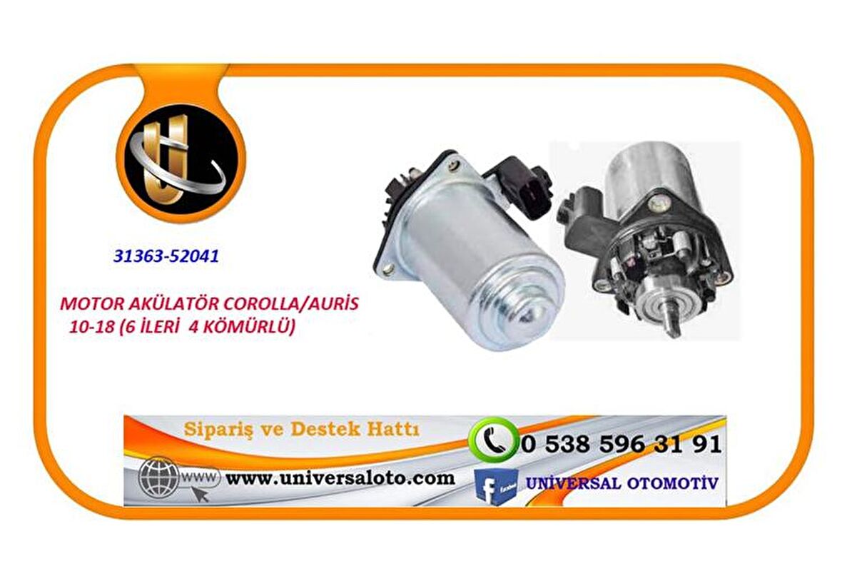 MOTOR AKÜLATÖR COROLLA 10-18/AURİS (6 İLERİ / 31363-52041