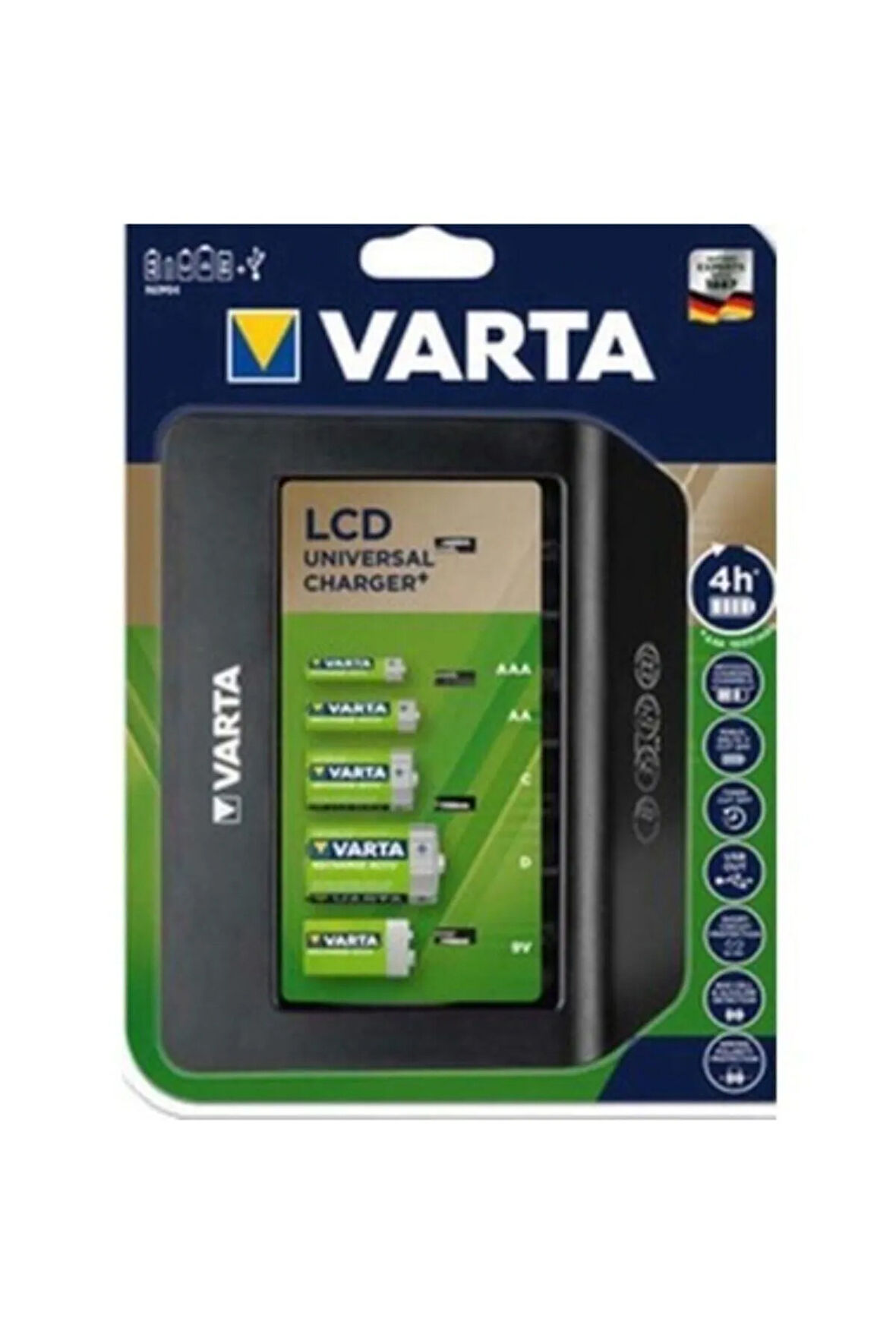 57688 Lcd Şarj Cihazı Aa/aaa/c/d/9v