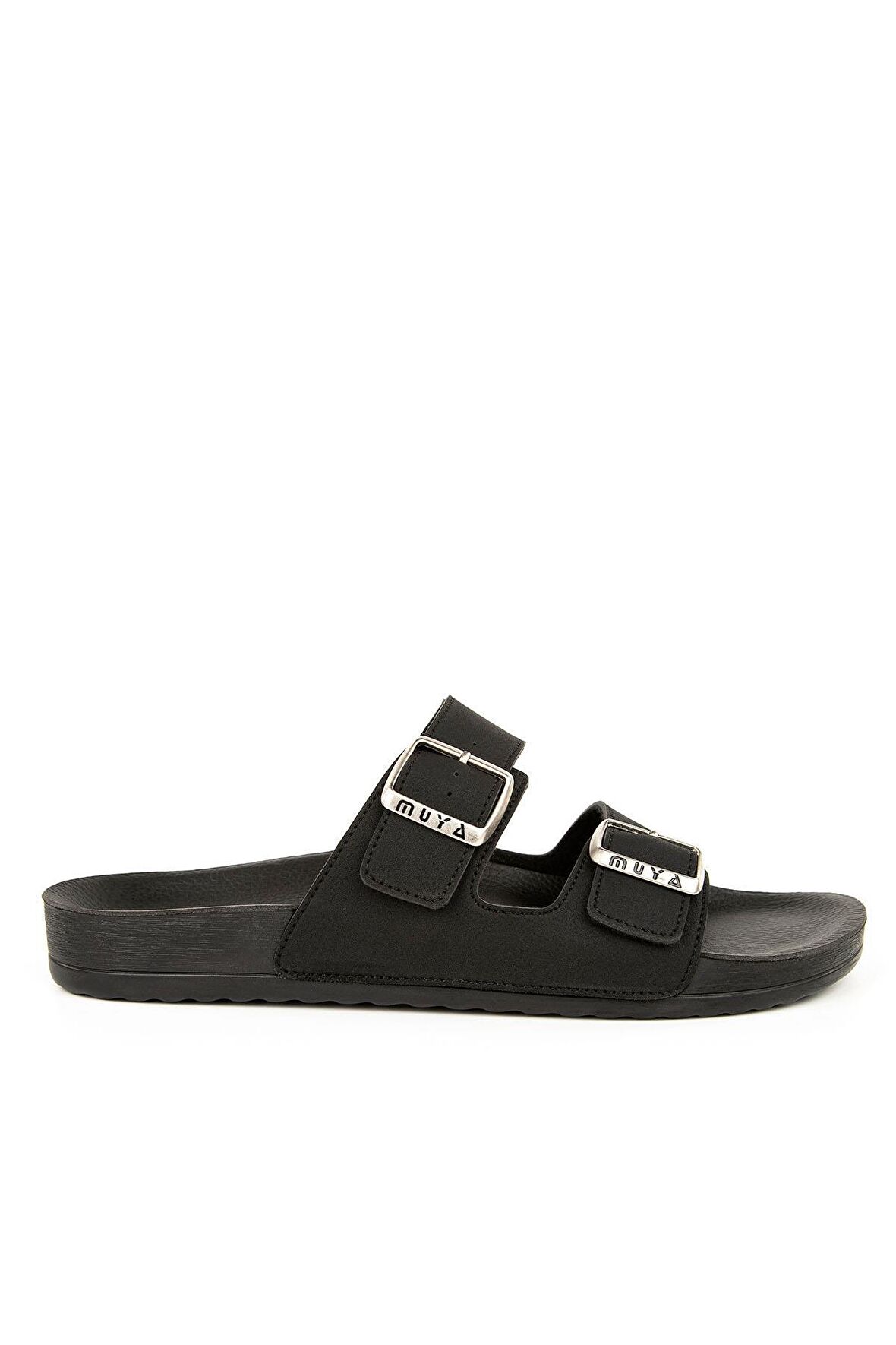 Muya 31410 Mba Nova Casual Günlük Siyah Erkek Terlik