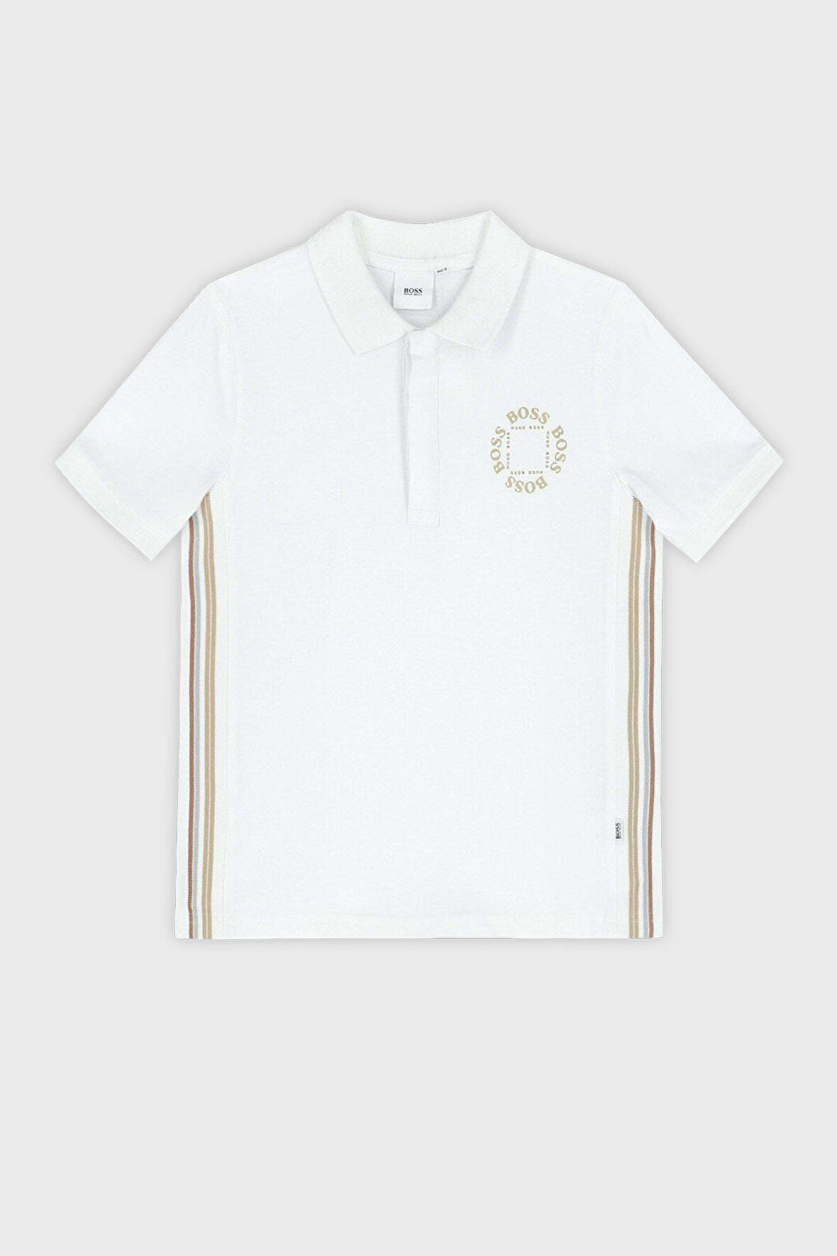 Hugo Boss Çocuk Polo Yaka T Shirt 25L16/10B WHITE