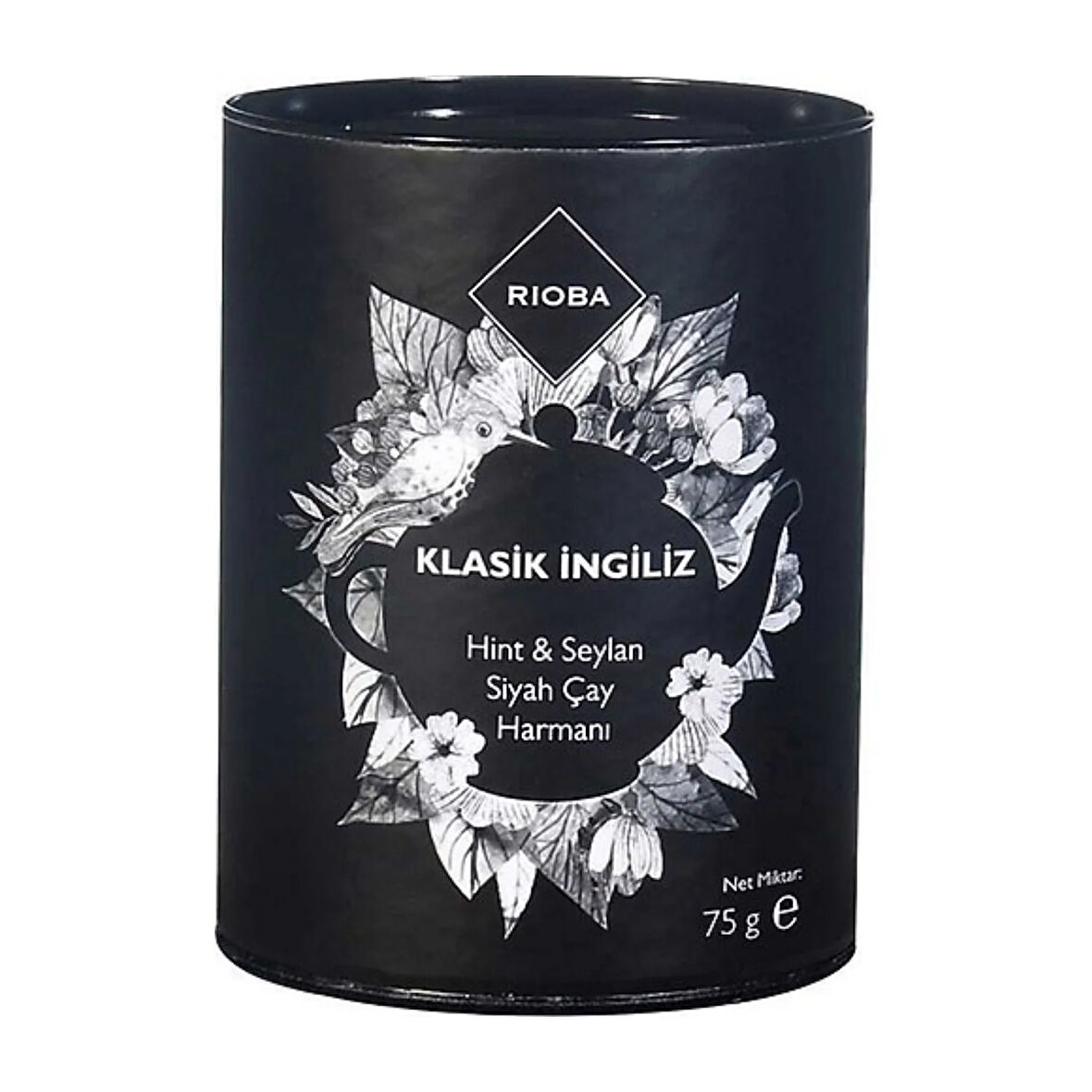 Rioba Klasik Ingiliz Hint Ve Seylan Siyah Çay Harmanı 75 G