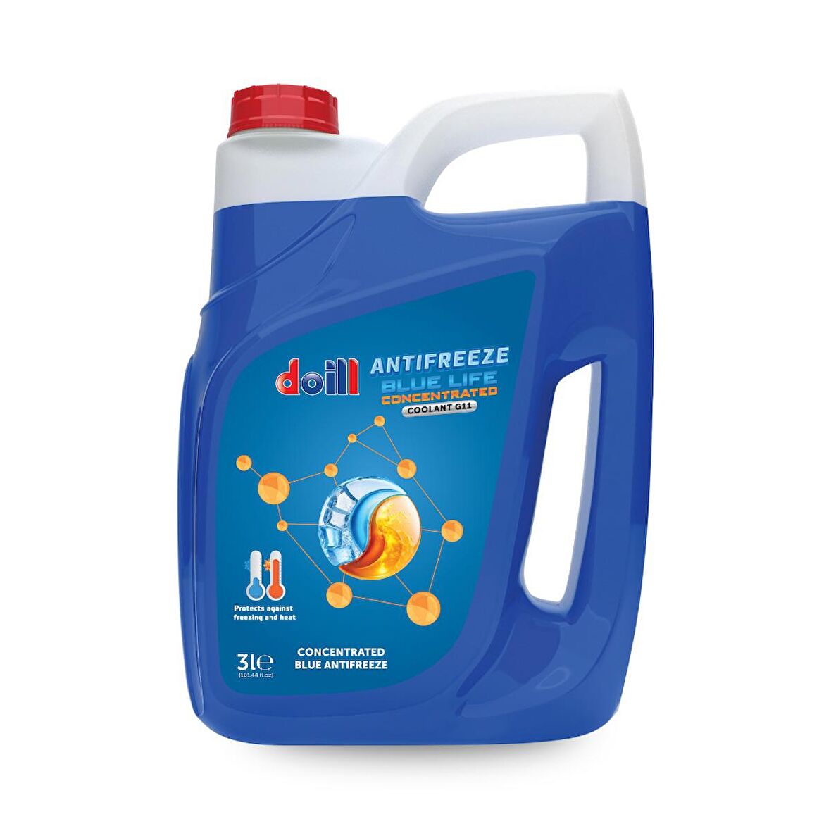 Konsantre - Saf 3 Litre Mavi Antifriz - G11 (Üretim Yılı: 2025)