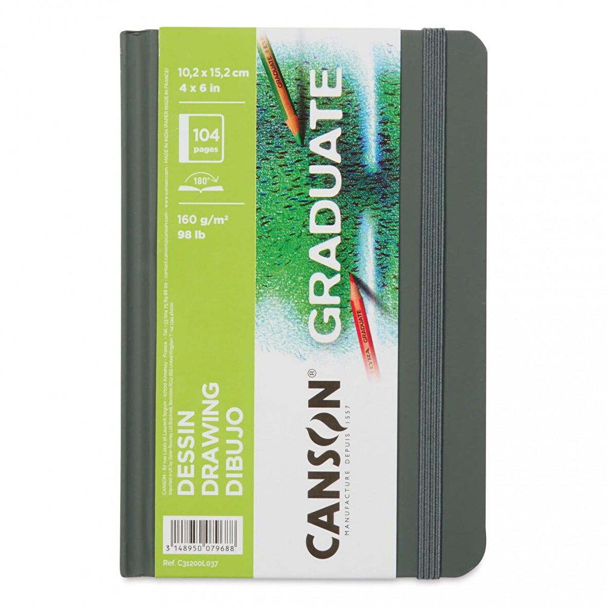 Canson Graduate Drawing 10.2x15.2cm 52 Yaprak 160gr Çizim Defteri / C31200L037