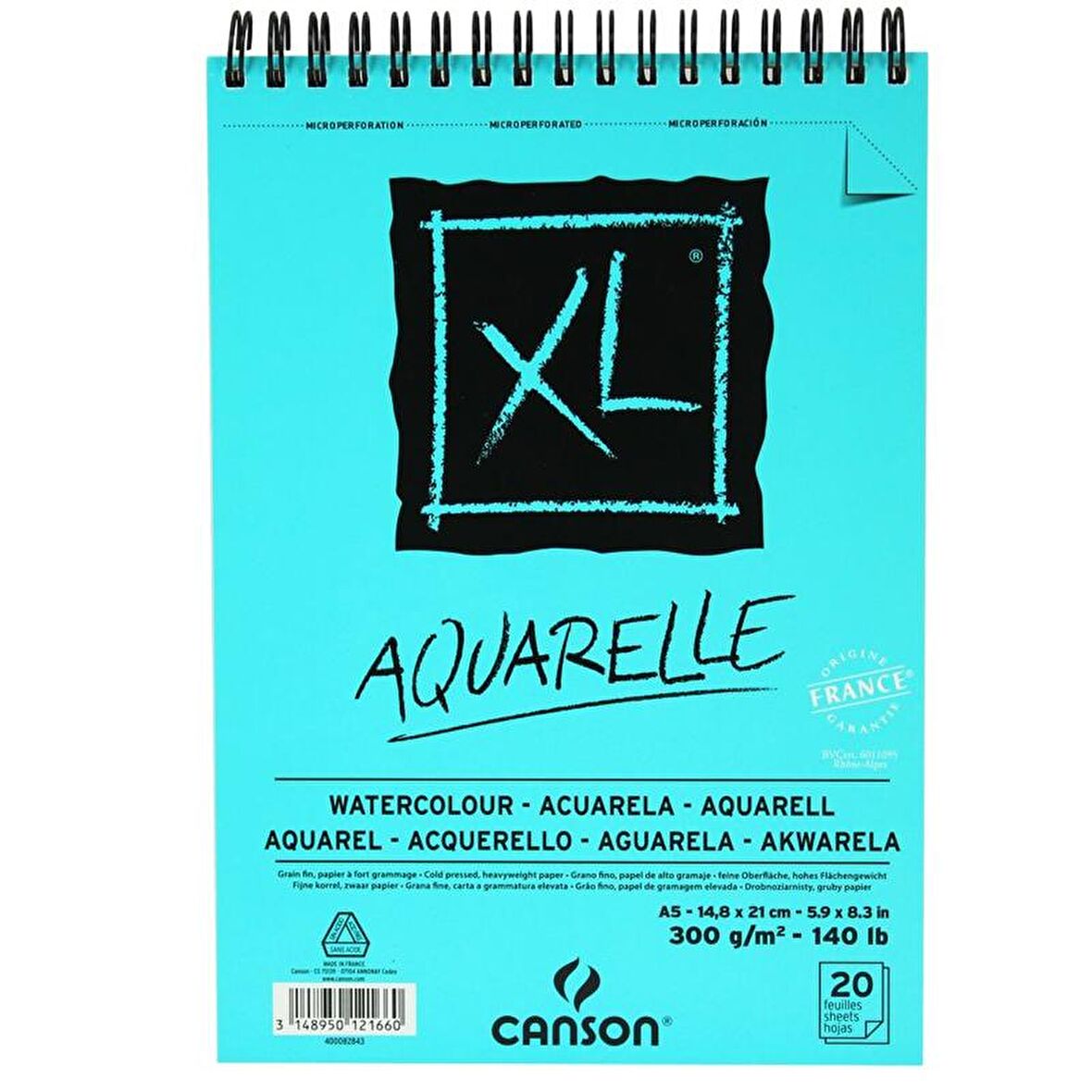 Canson XL Aquarelle Sulu Boya Blok 300g A5 20 Sayfa