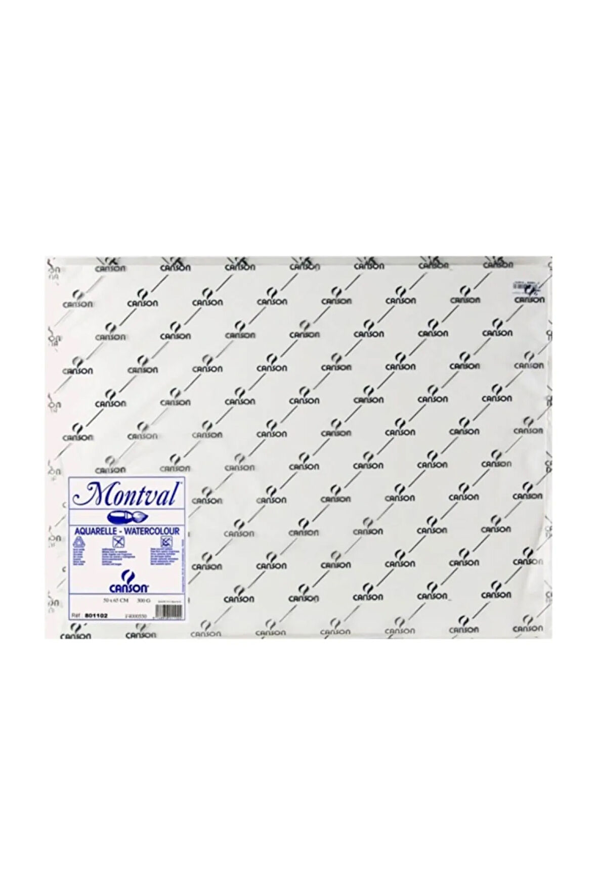 Montval 300gr 50x65cm Sulu Boya Kağıdı 5'li