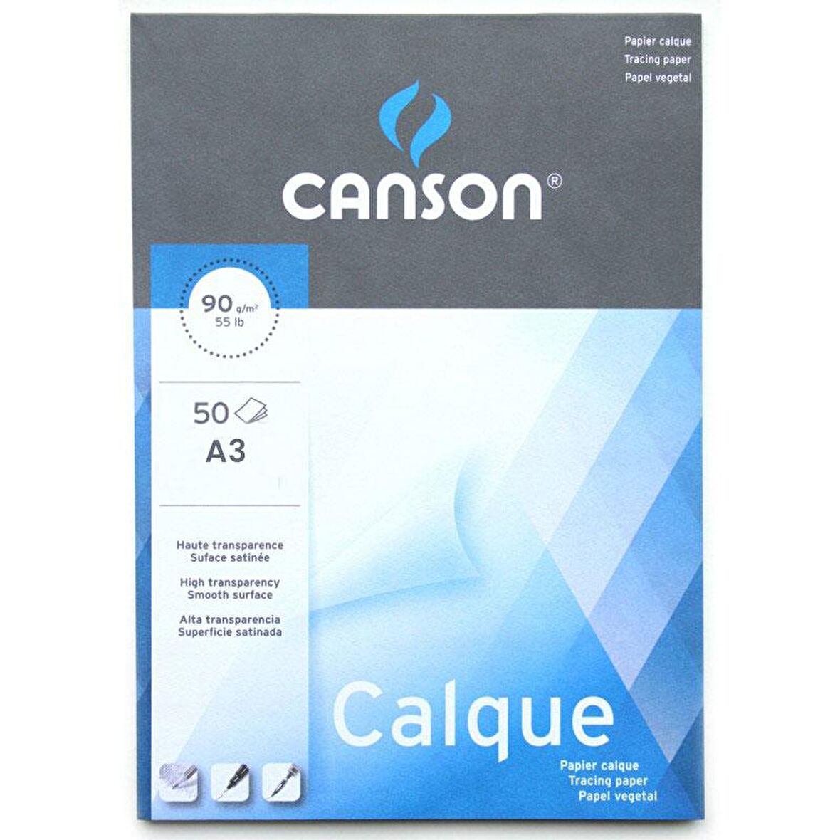 Canson Calque Tracing Paper Aydınger Bloğu 90g 50 Yaprak A3