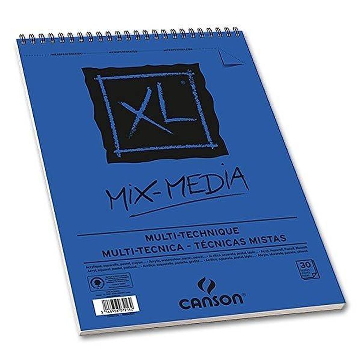 Canson XL Mix Media Çok Amaçlı Spiralli Çizim Defteri 300 g A3