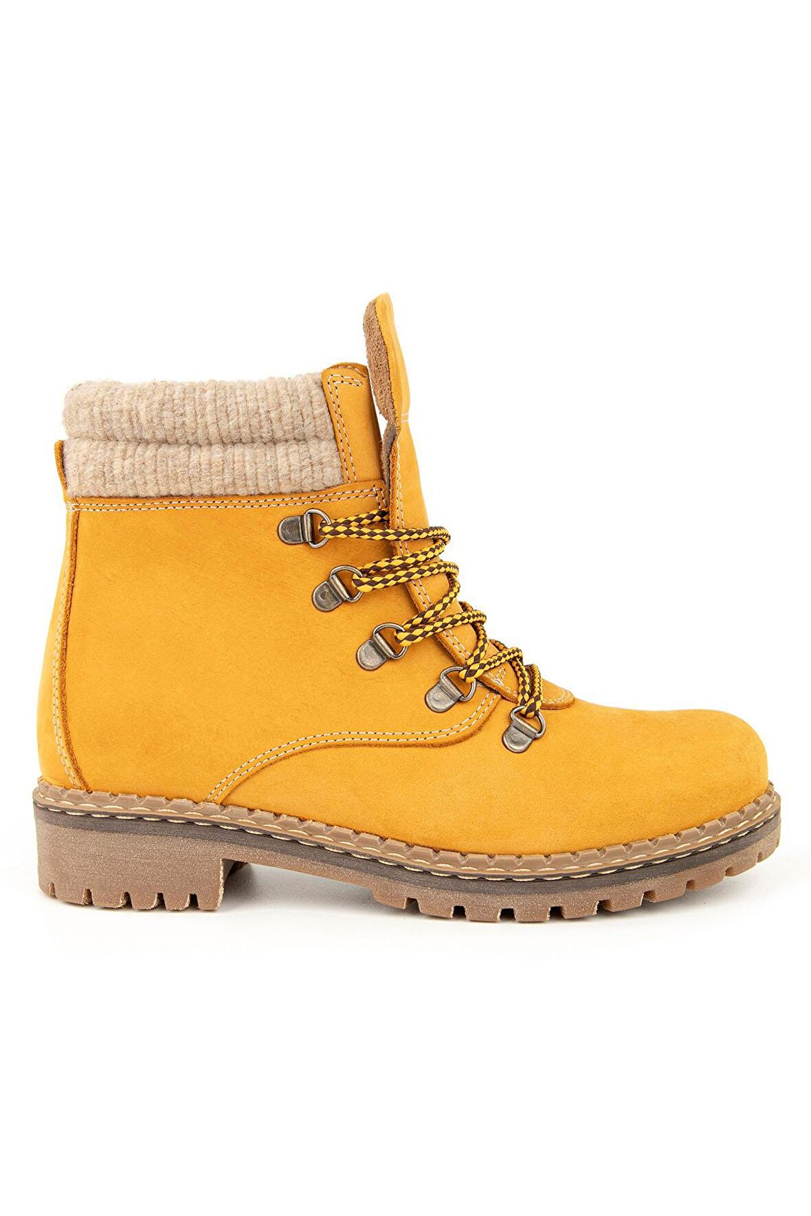 Muya Alegro Anatomik Taban Hakiki Deri Nubuk Kadın Bot