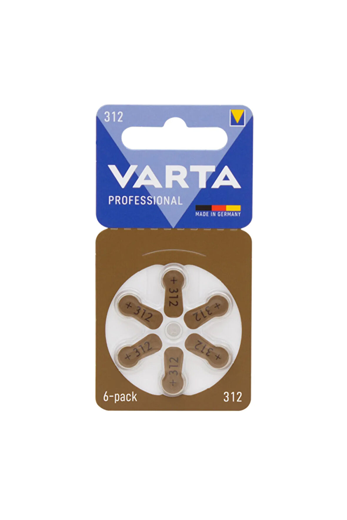 VARTA 312 NO KULAKLIK PİLİ 6LI PAKET (4251)