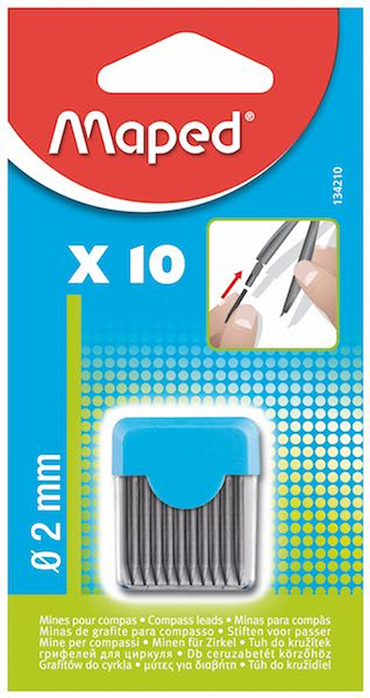 MAPED PERGEL UCU 2MM 10LU 134210AA - 30 ADET