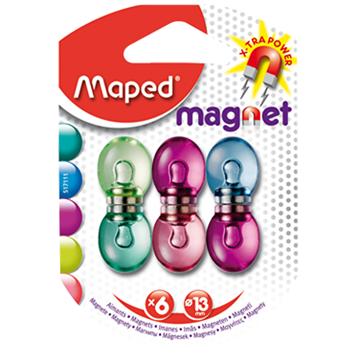 Maped Mıknatıs 13 MM 6 LI 517111