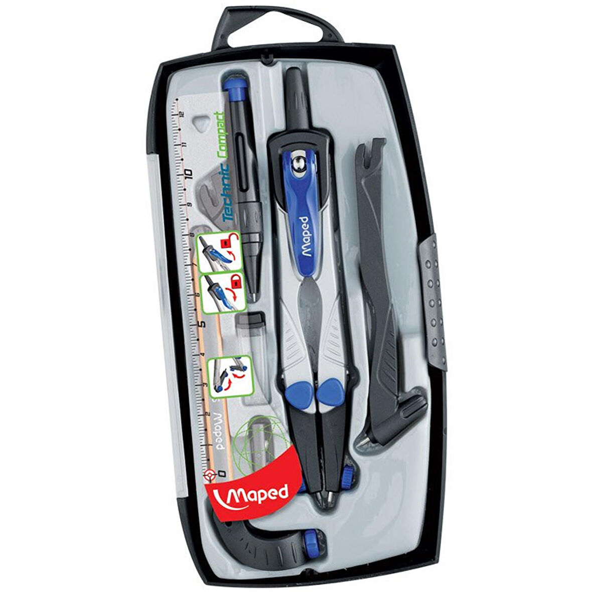 Maped 7''li Uzatma Ayaklı Teknik Pergel Seti 538717
