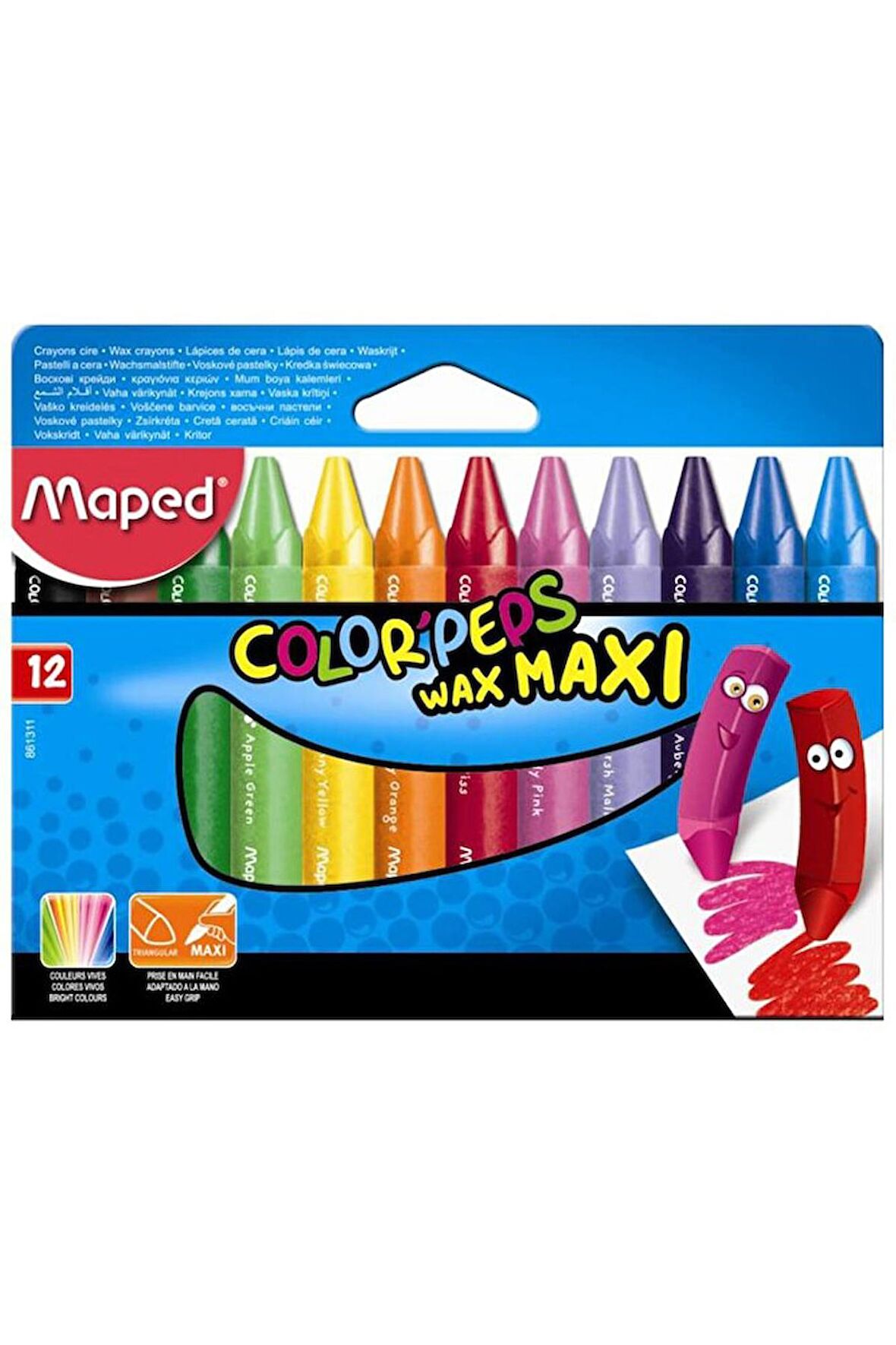 Color'Peps Jumbo Mum Boya 12'li 861311