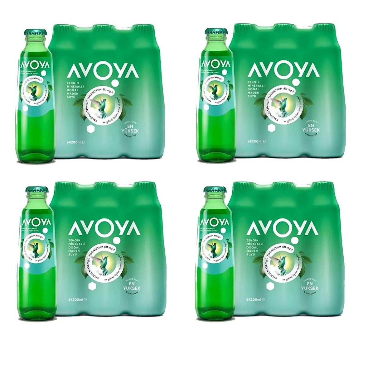 AVOYA Maden Suyu 200 ml x 24 Adet