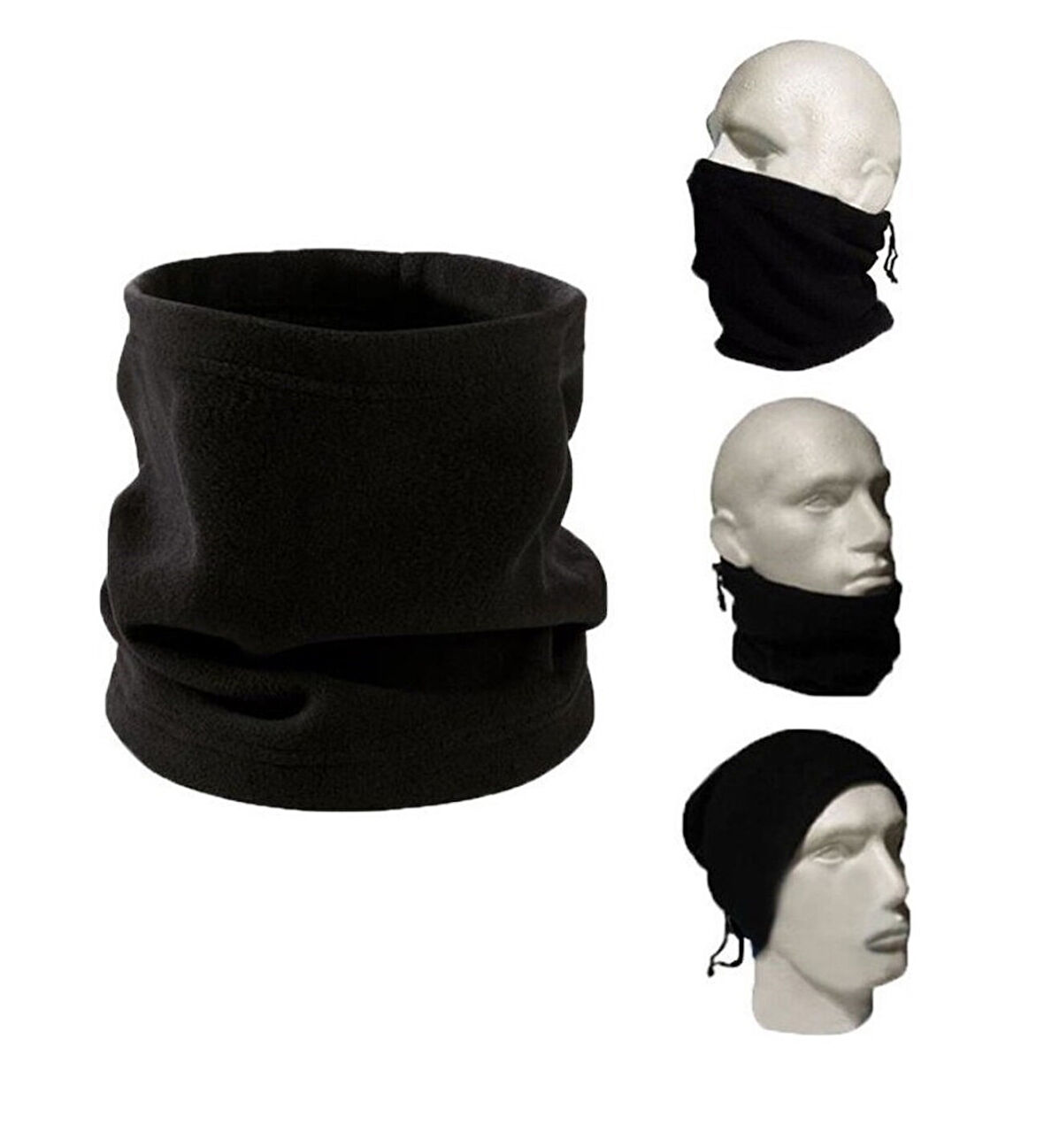 Balp Motorcu Polar Bere Ve Boyunluk Polar Kışlık Bere