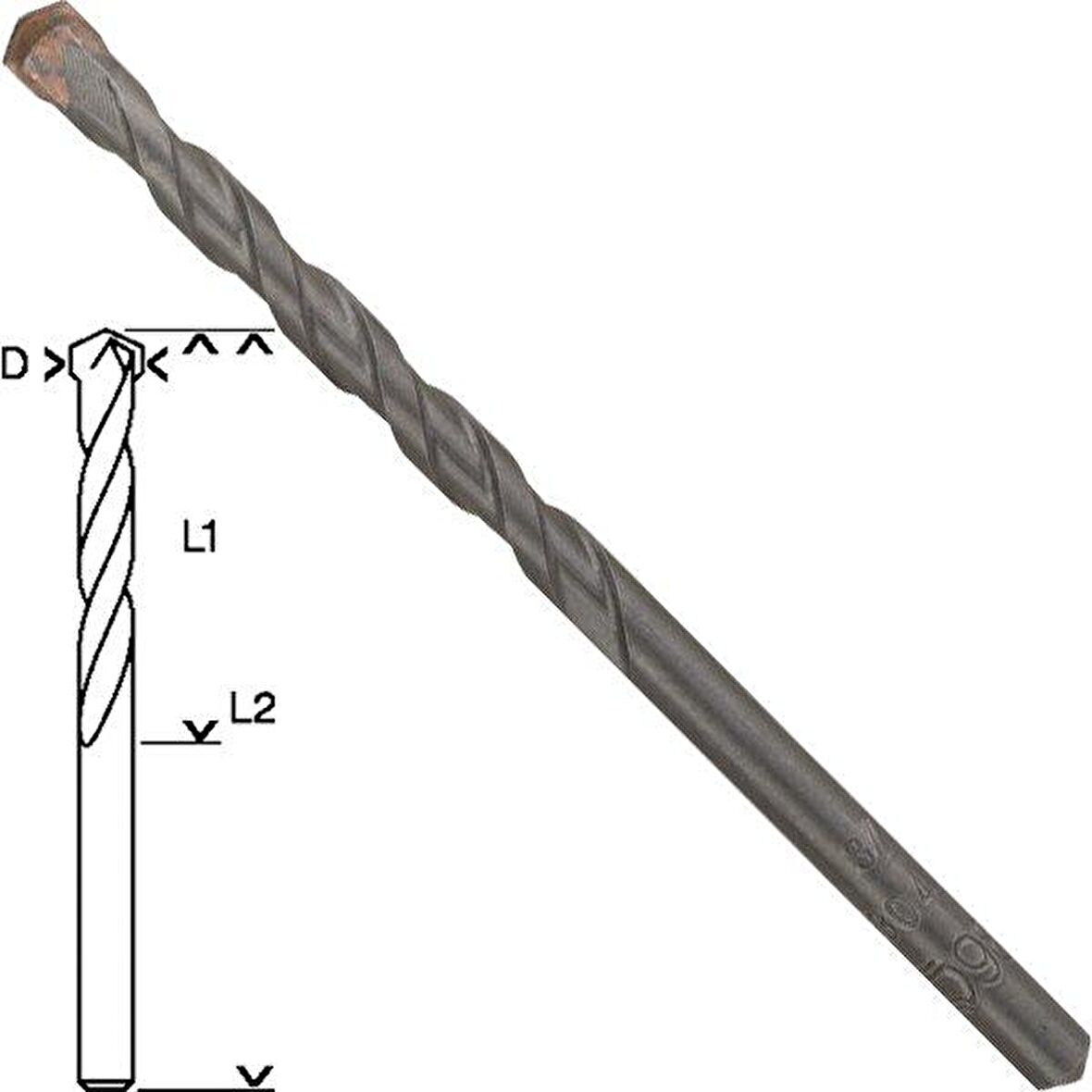 Bosch Cyl-3 Beton Matkap Ucu 8*120mm - 2608597663