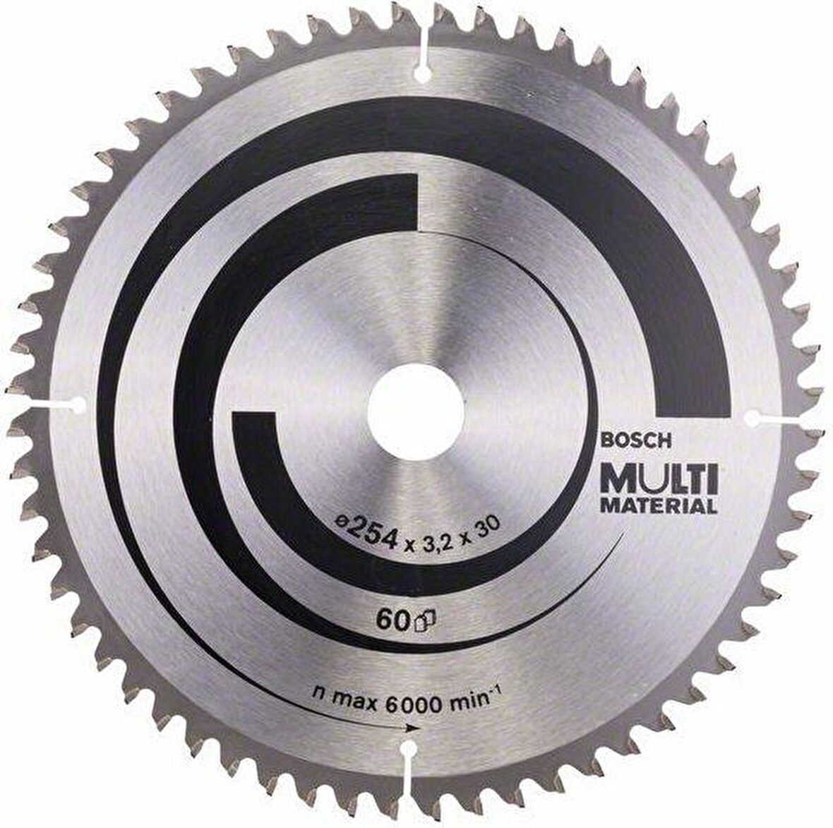 Bosch Multi Material 254*30 mm 60 Diş Elmas Daire Testere Bıçağı 2608640449