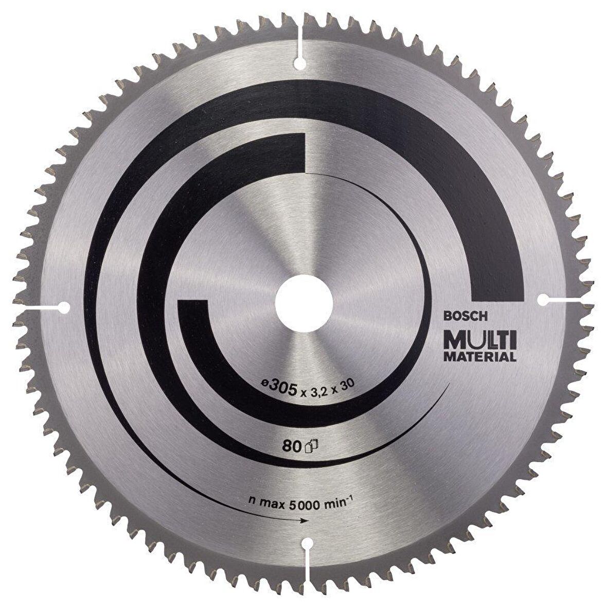 Bosch Multi Material 305*30 mm 80 Diş Elmas Daire Testere Bıçağı 2608640452