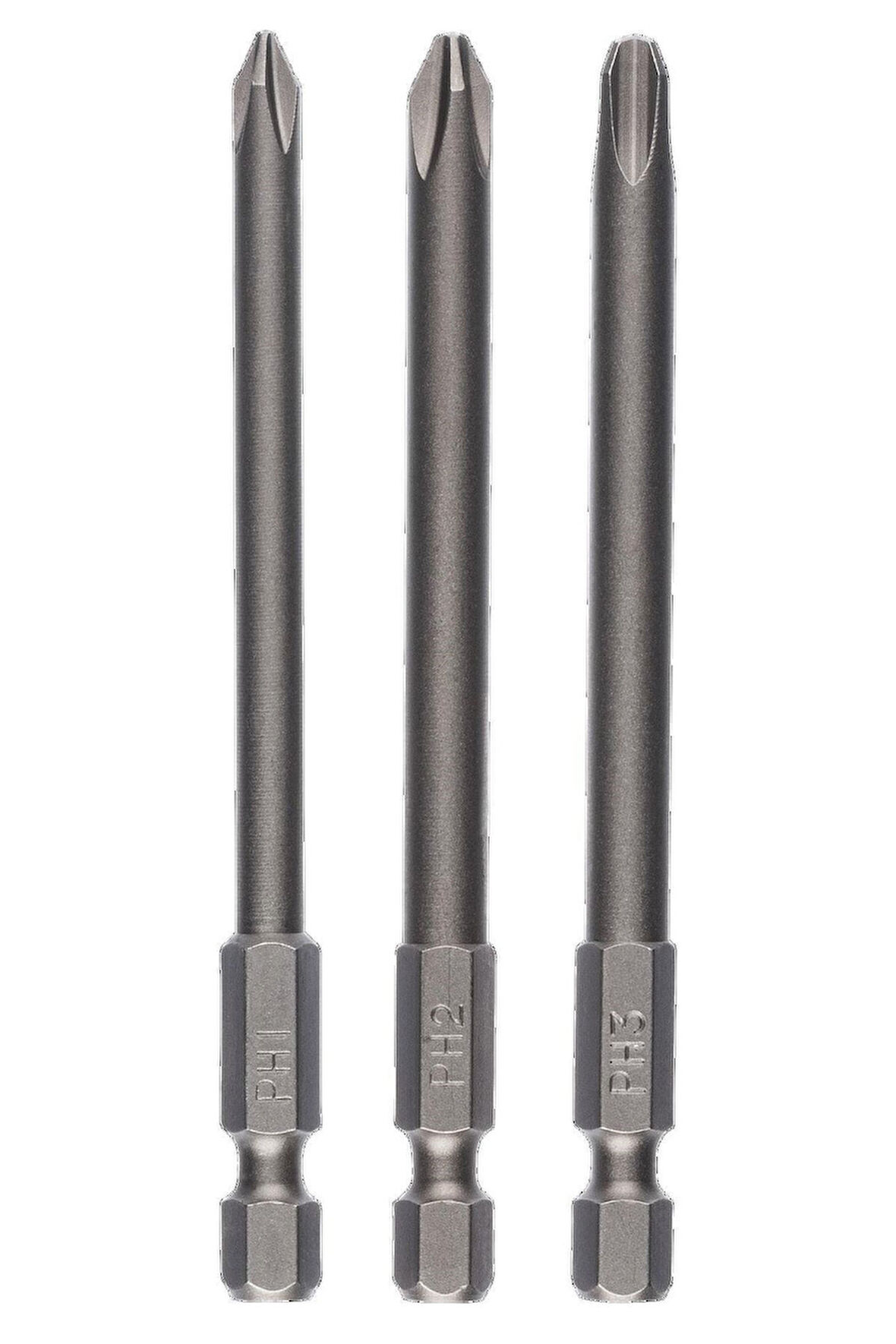 Bosch Yıldız Vidalama Ucu Seti Ph1/2/3x89 Mm 3'lü 2609255966