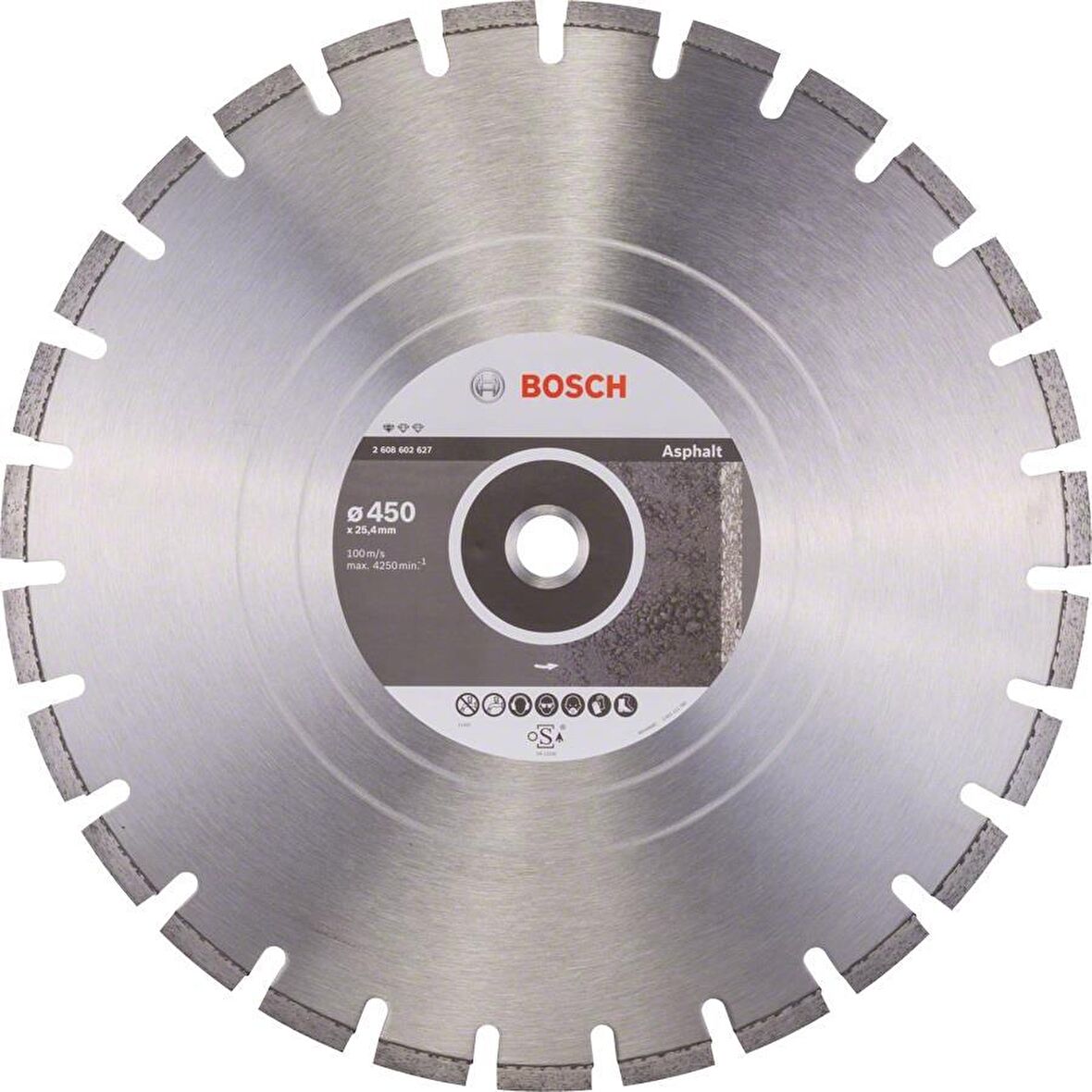 Bosch Standart 450x25,4x10mm Elmas Asfalt Daire Testere Bıçağı