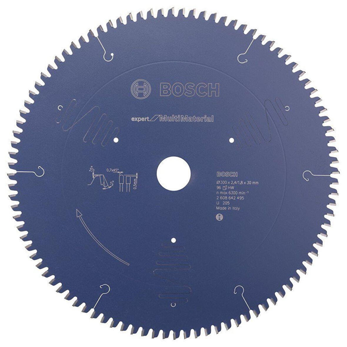 Bosch Expert Çoklu Malzeme Testere 300x30mm 96 Diş