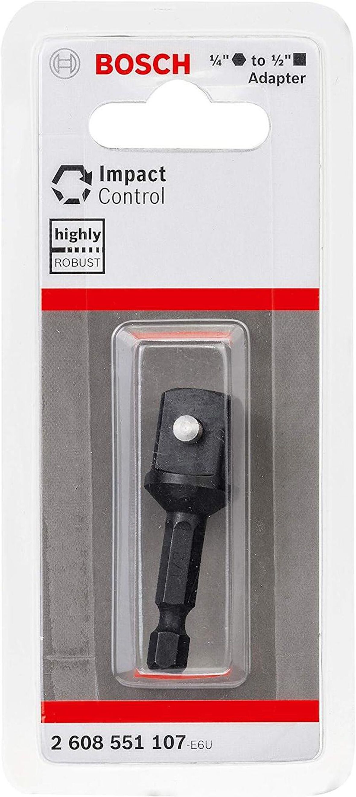 Bosch ImpactC Lokma Ucu Adaptörü Hex1/2"Soket - 2608551107