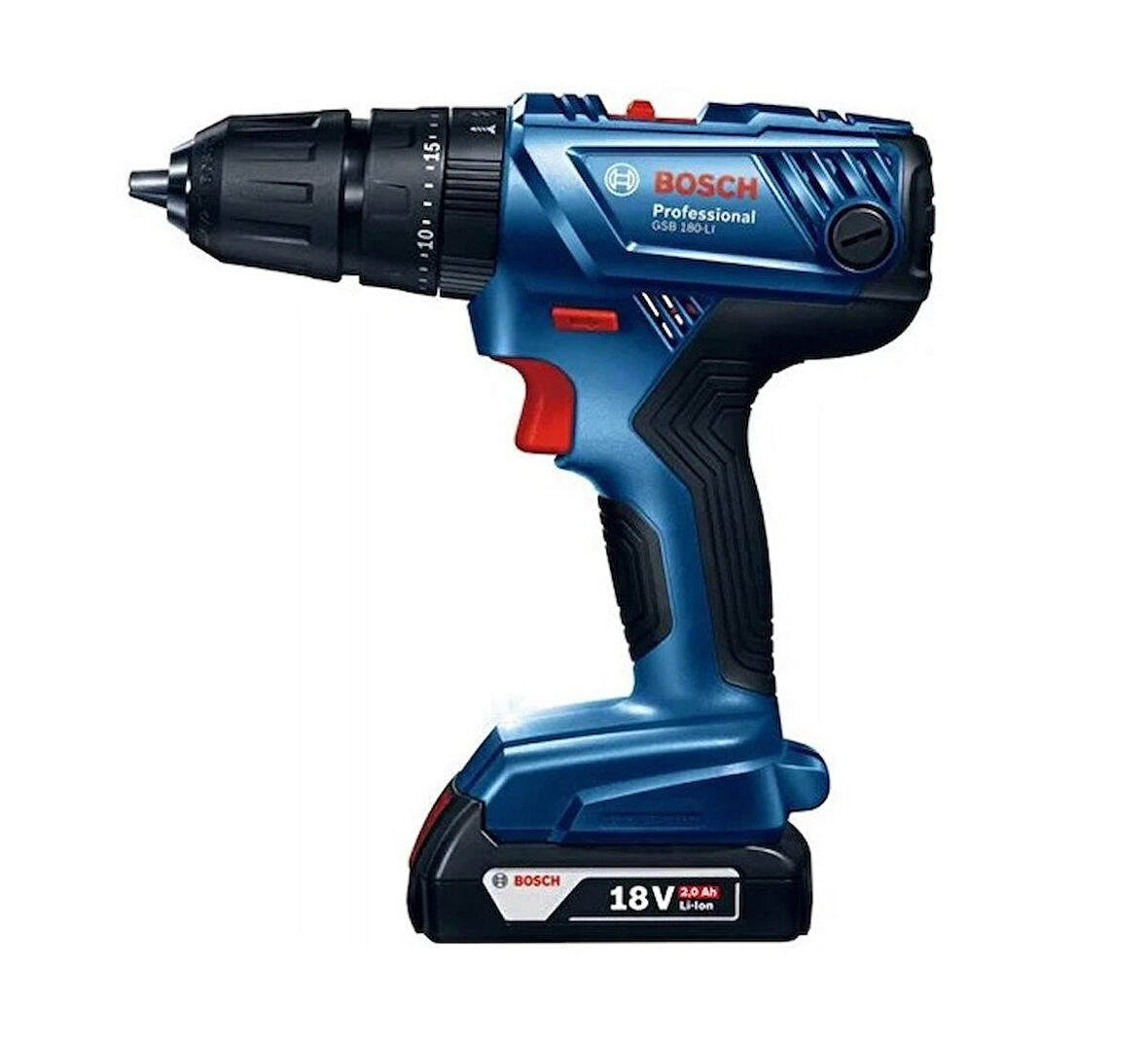 BOSCH GSB 180-LI 2X2.0AH DARBELİ VİDALAMA