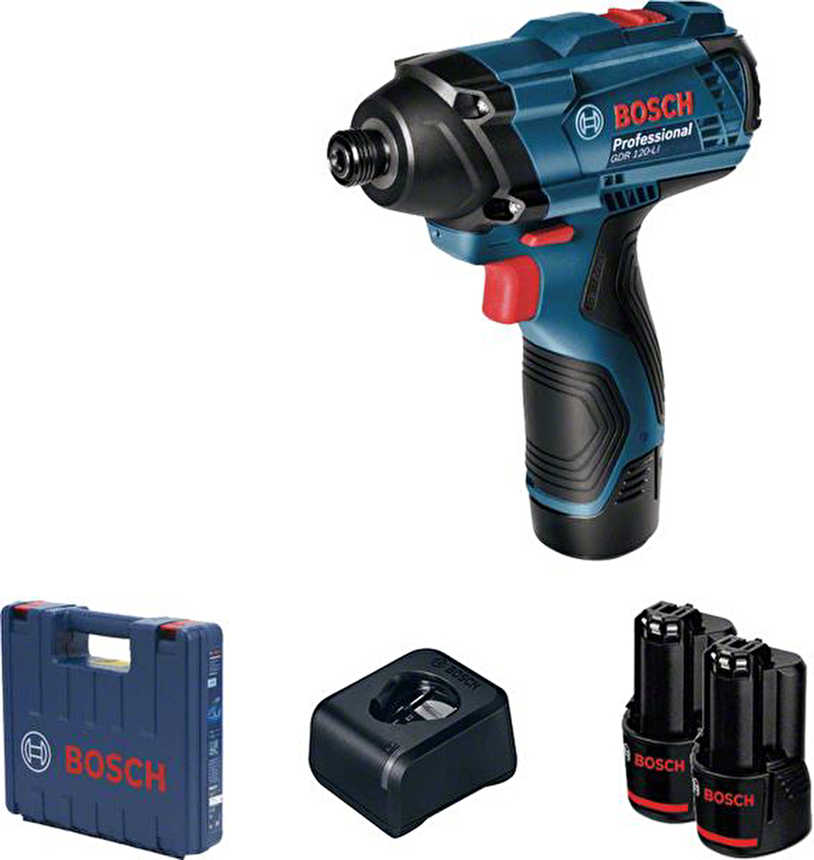 Bosch GDR 120-LI Çift Akülü Darbeli Vidalama  2,0Ahx2 