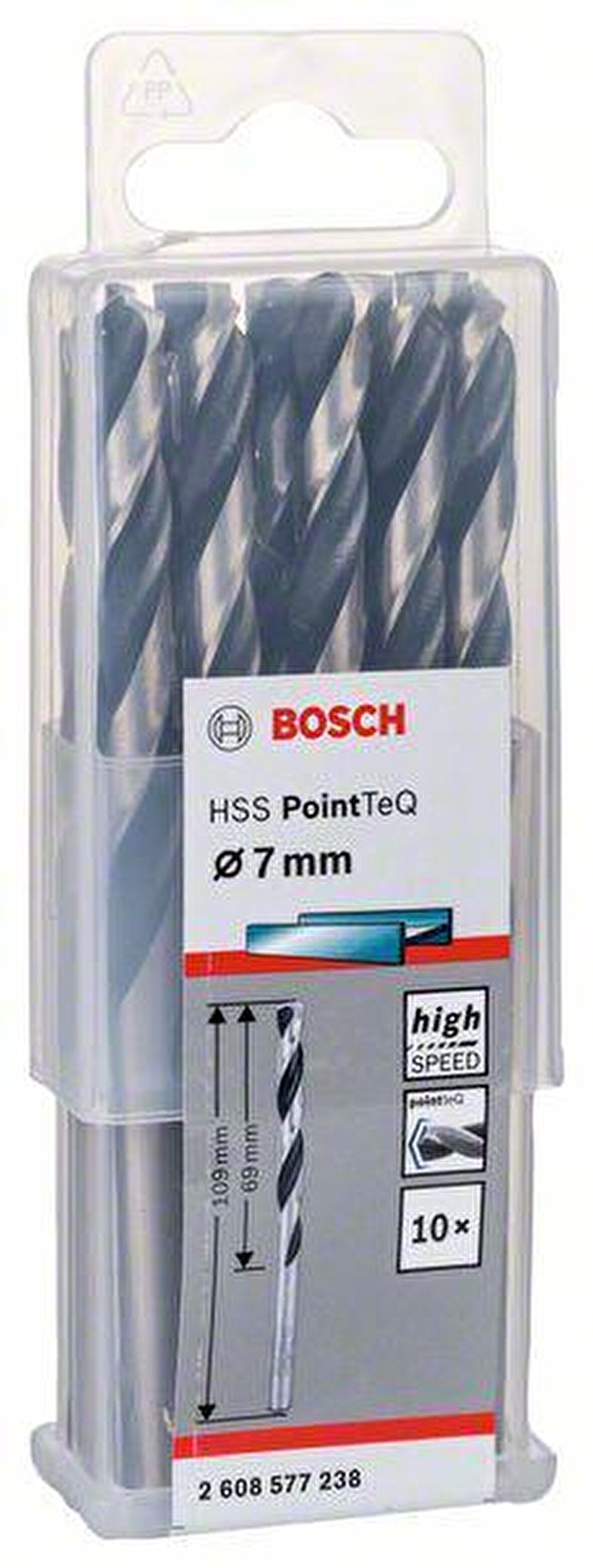 Bosch Hss Pointteq Metal Matkap Ucu 7,0mm 10 lu