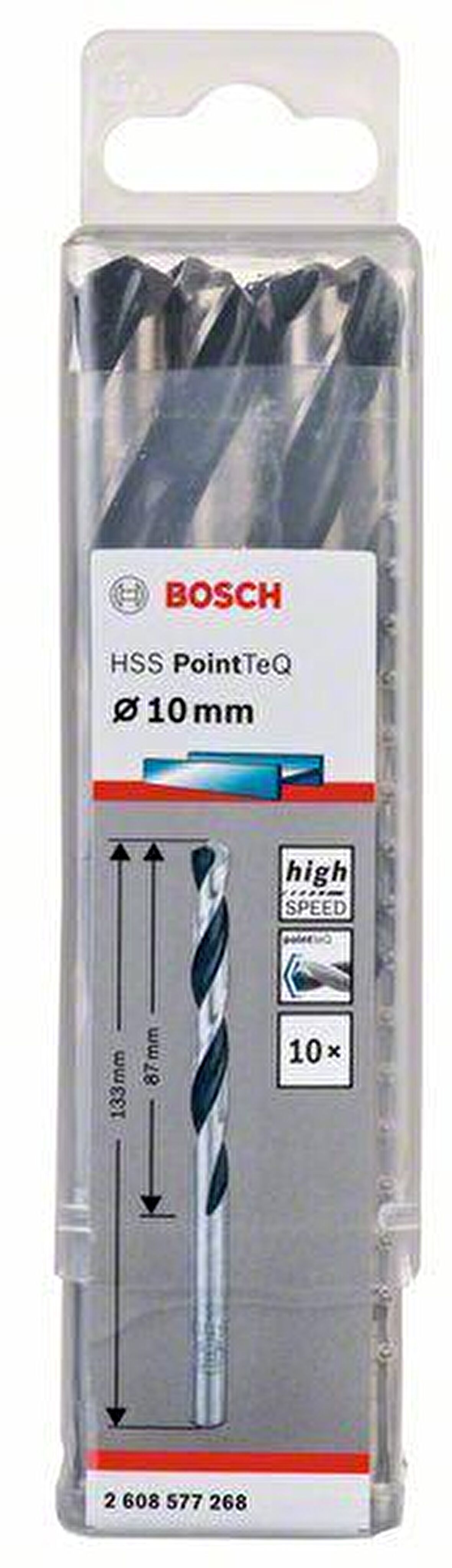Bosch Hss PoinTeq Metal Matkap Ucu 10mm 10Lu Paket