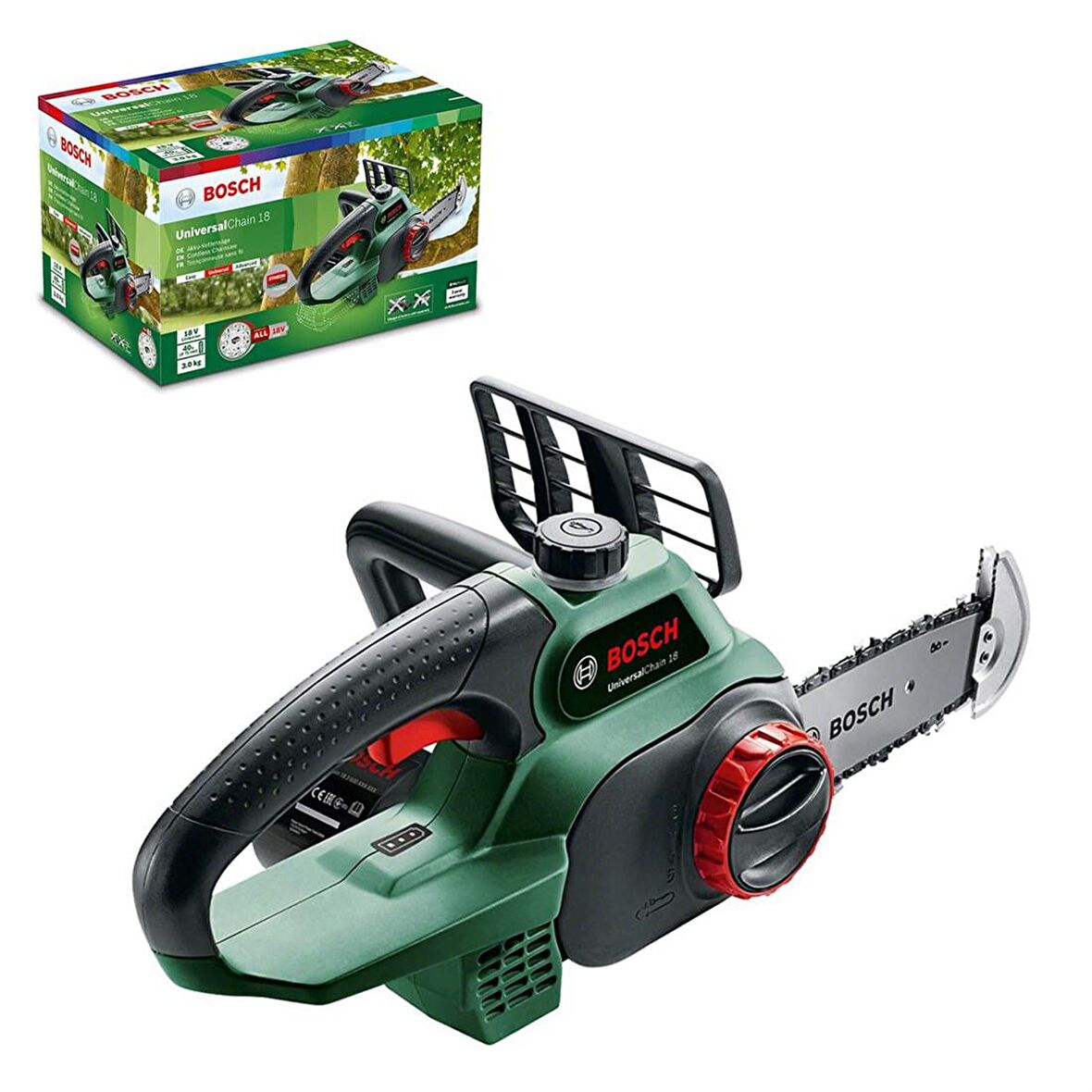 Bosch Chain Saw Universalchain 18 Bt Ağaç Kesme Makinesi (06008B8001) (Akü Ve Şarj Cihazı Bulunmaz)